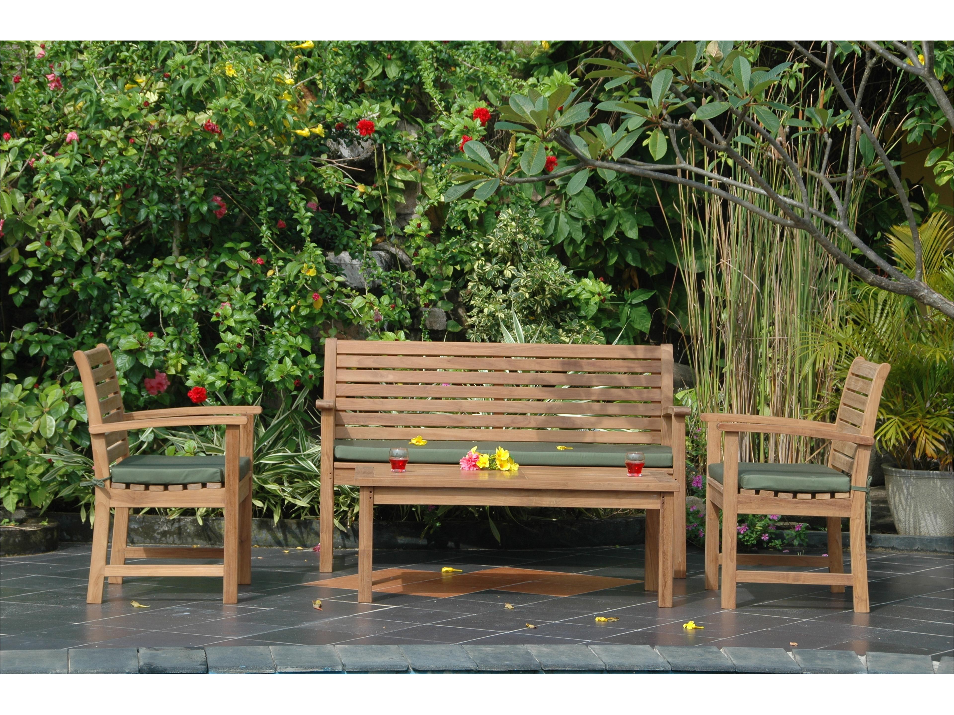 Anderson Teak Victoria Montage 4-Piece Conversation Set