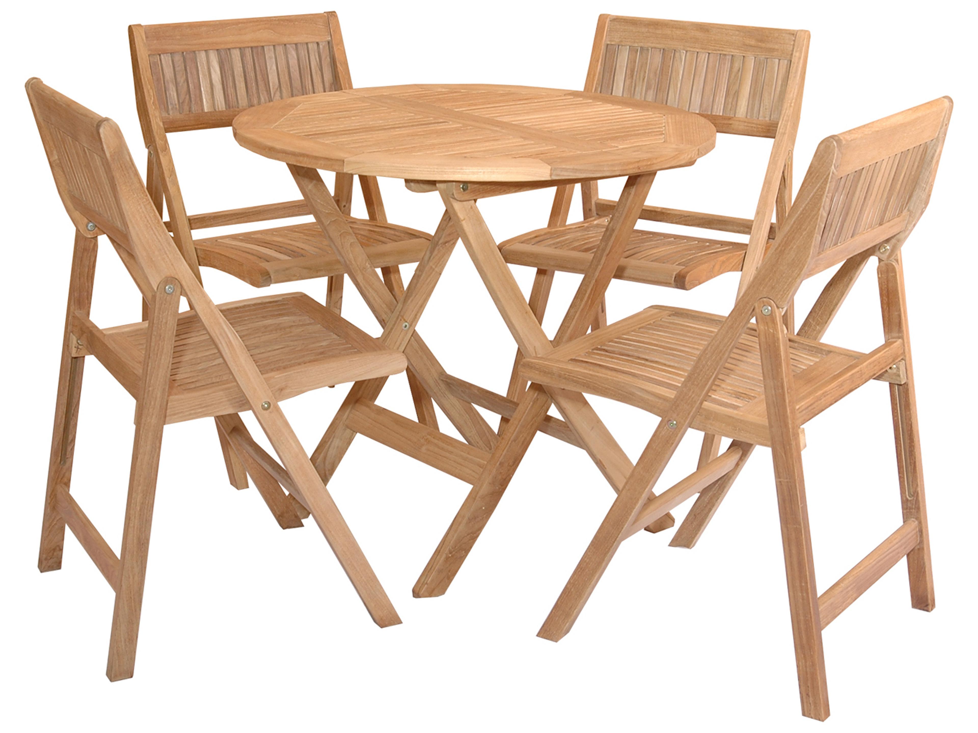 Windsor 5-Piece Round Bistro Set