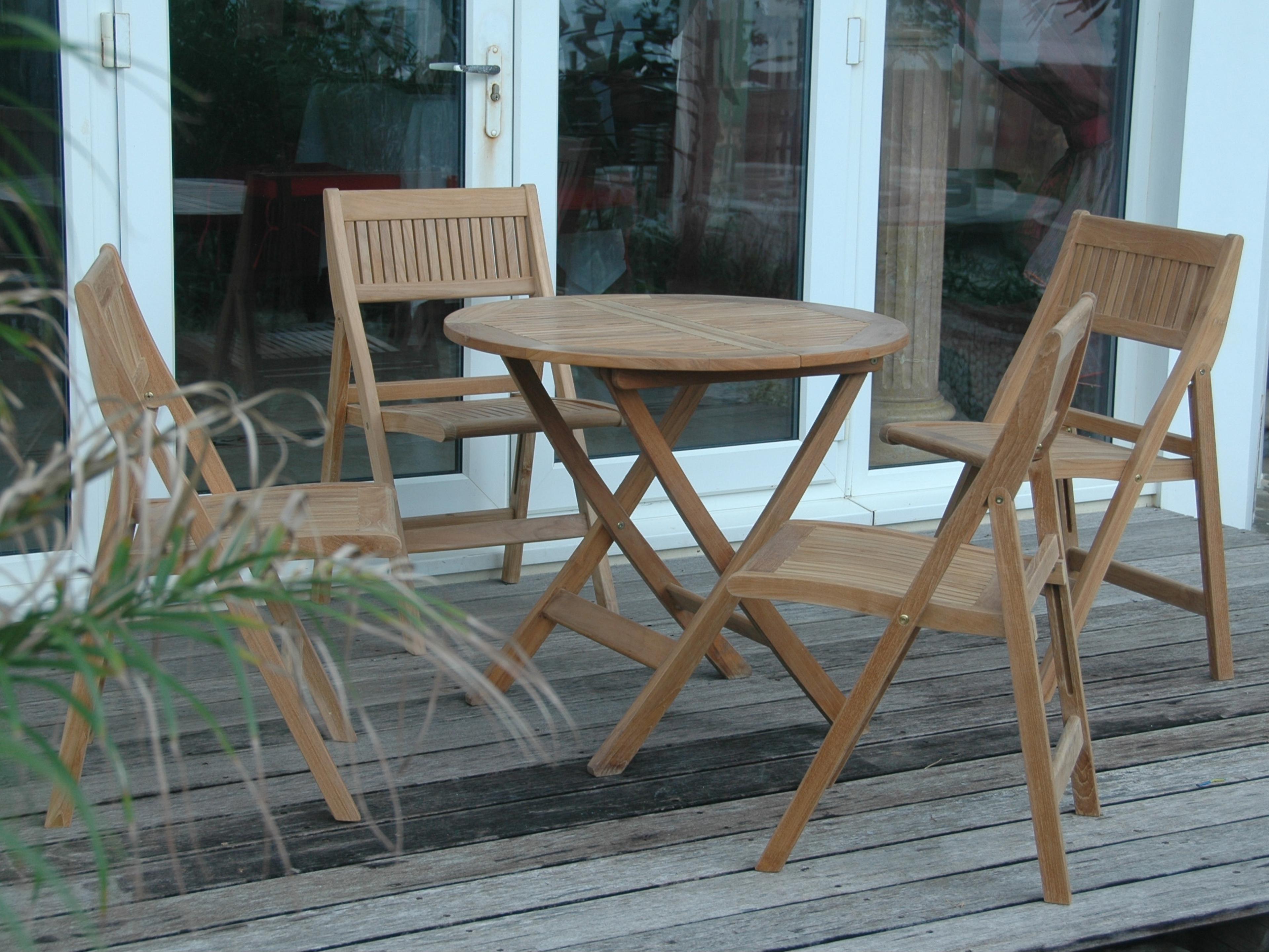 Anderson Teak Windsor 5-Piece Round Bistro Set
