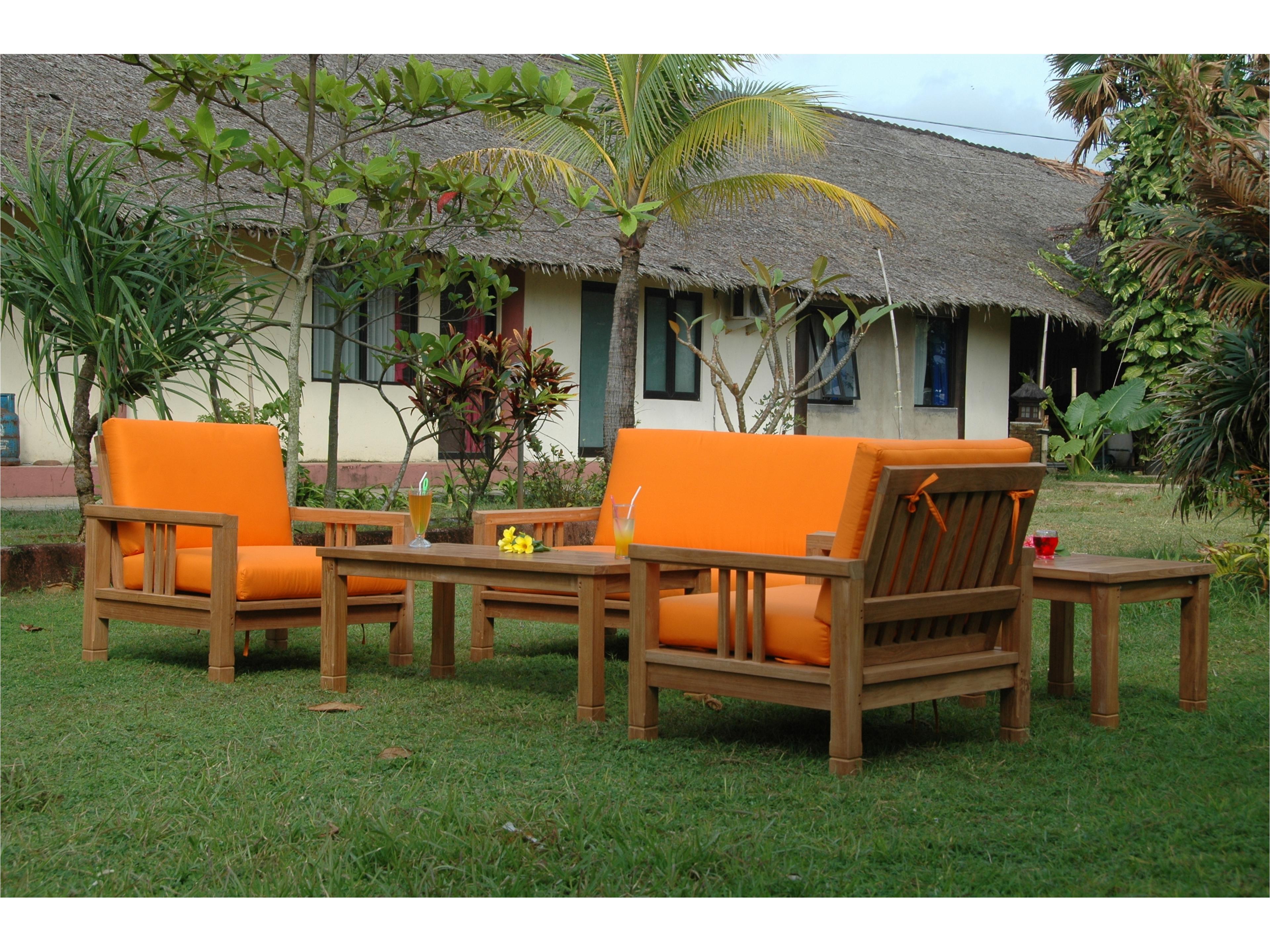 Anderson Teak South Bay Deep Seating 5-Piece Conversation Set B