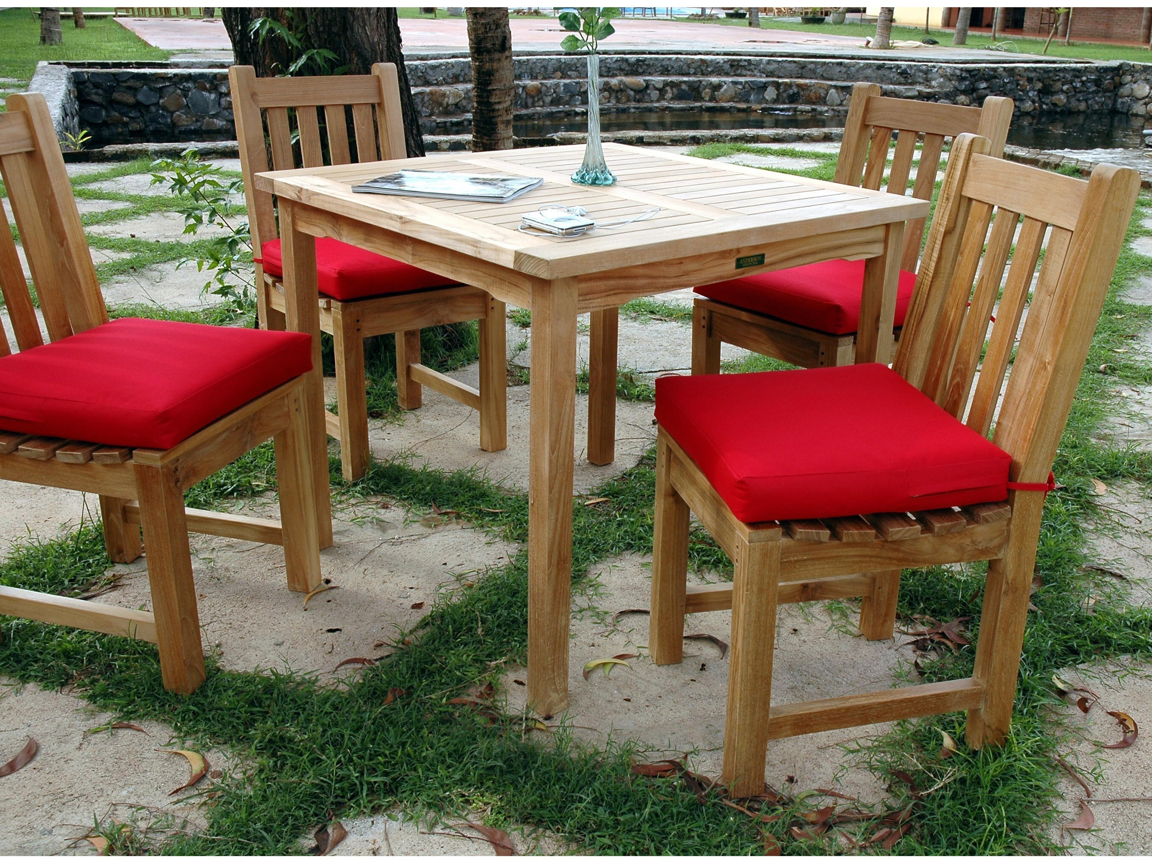 Anderson Teak Bahama Classic 5-Piece Patio Dining Set