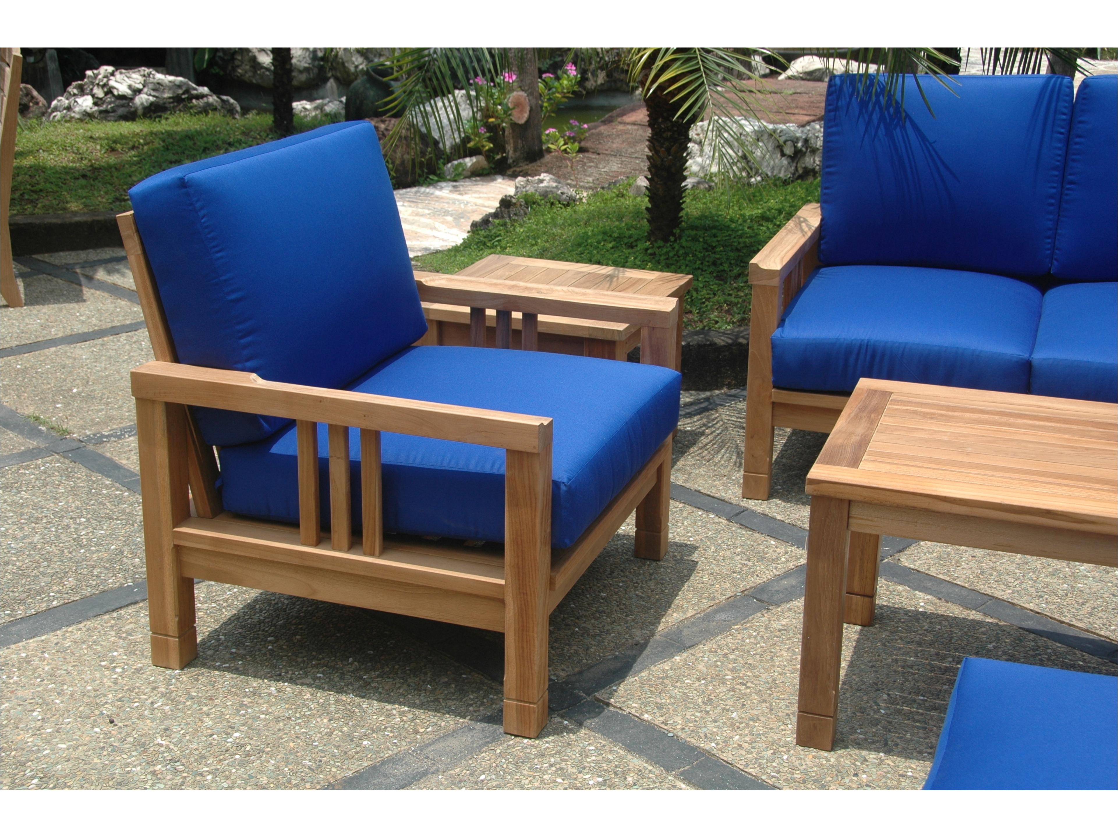Anderson Teak South Bay Deep Seating 6-Piece Conversation Set A