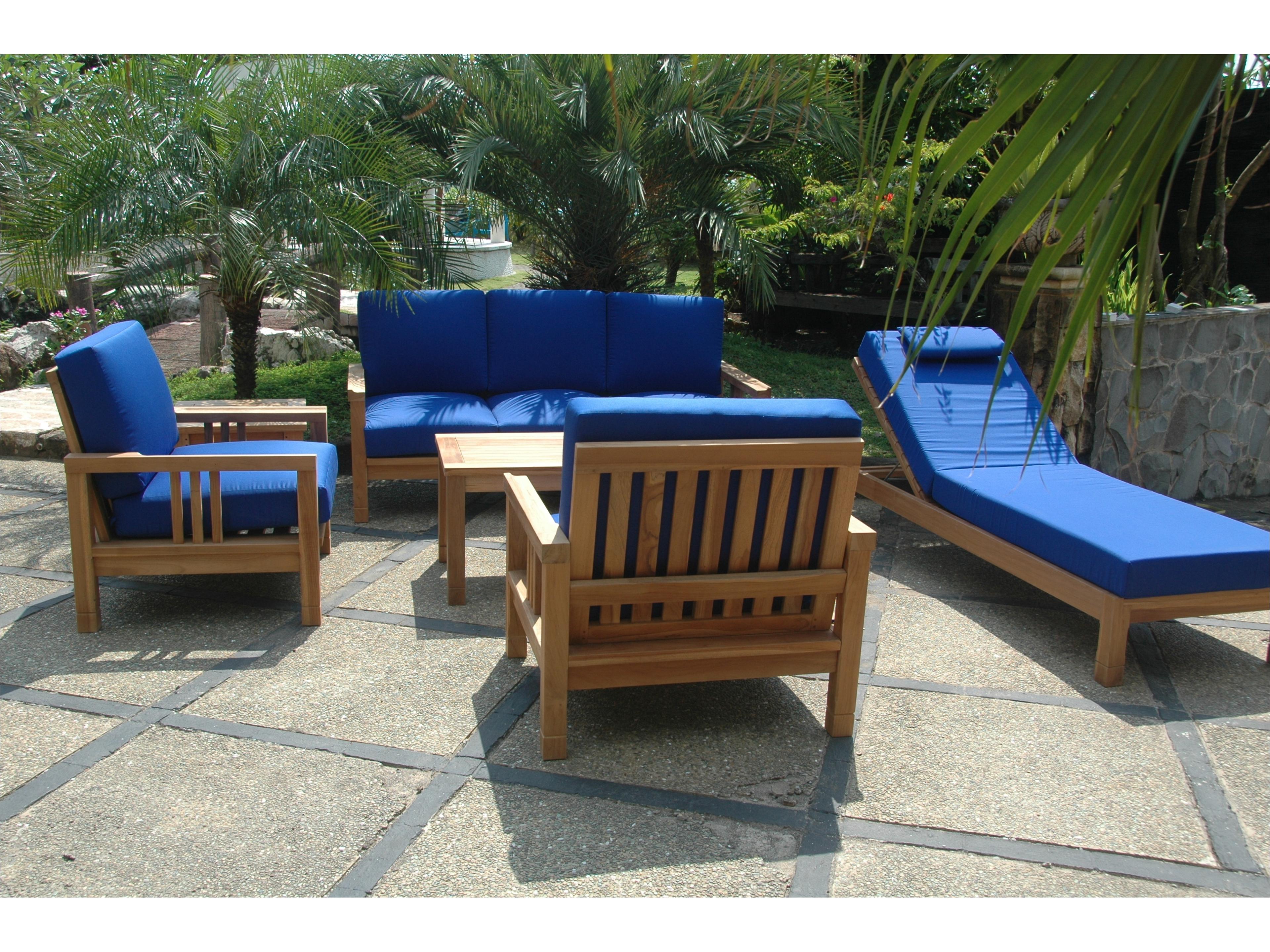 Anderson Teak South Bay Deep Seating 6-Piece Conversation Set B