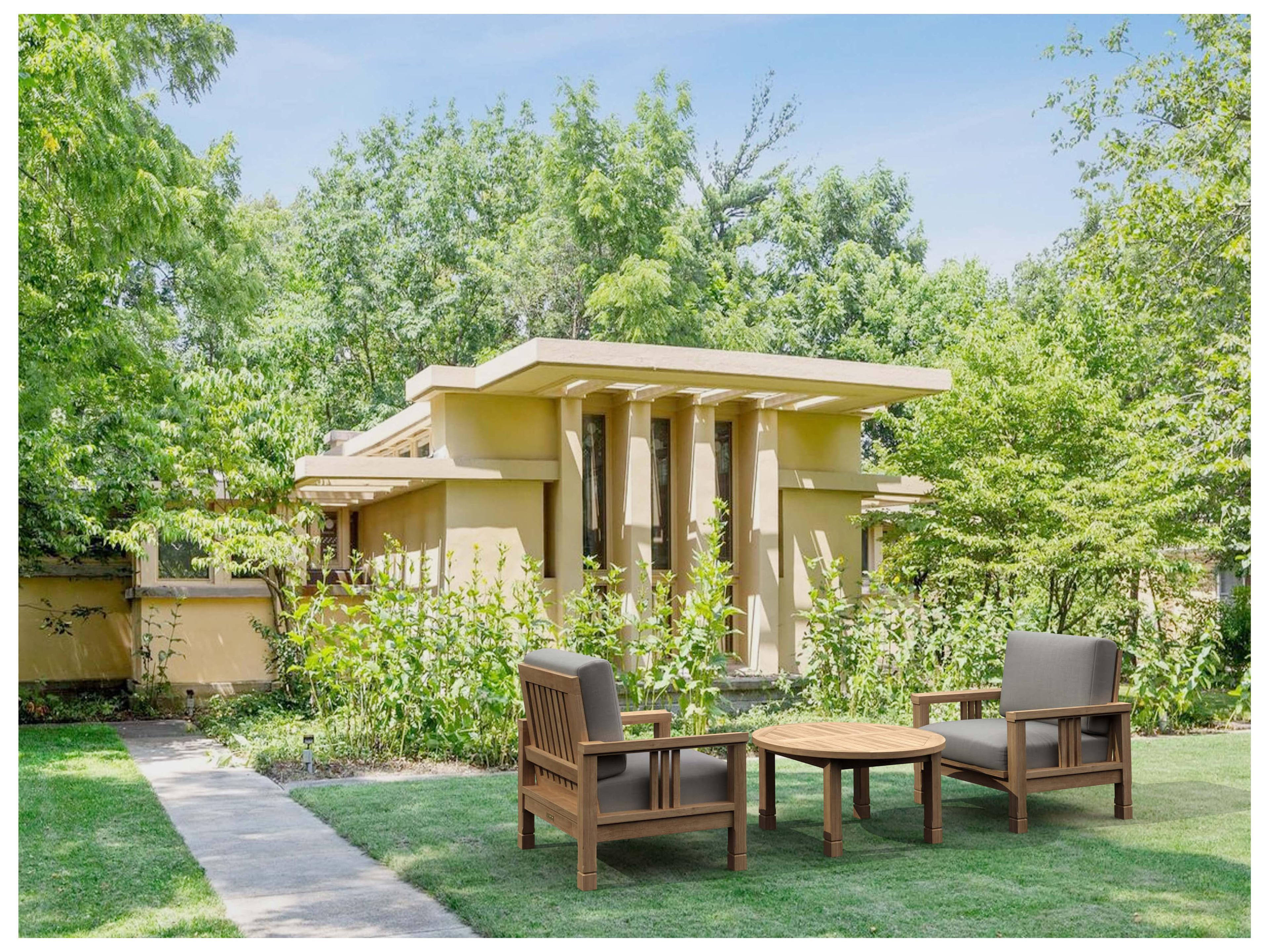 Anderson Teak South Bay Deep Seating 3-Piece Conversation Set A