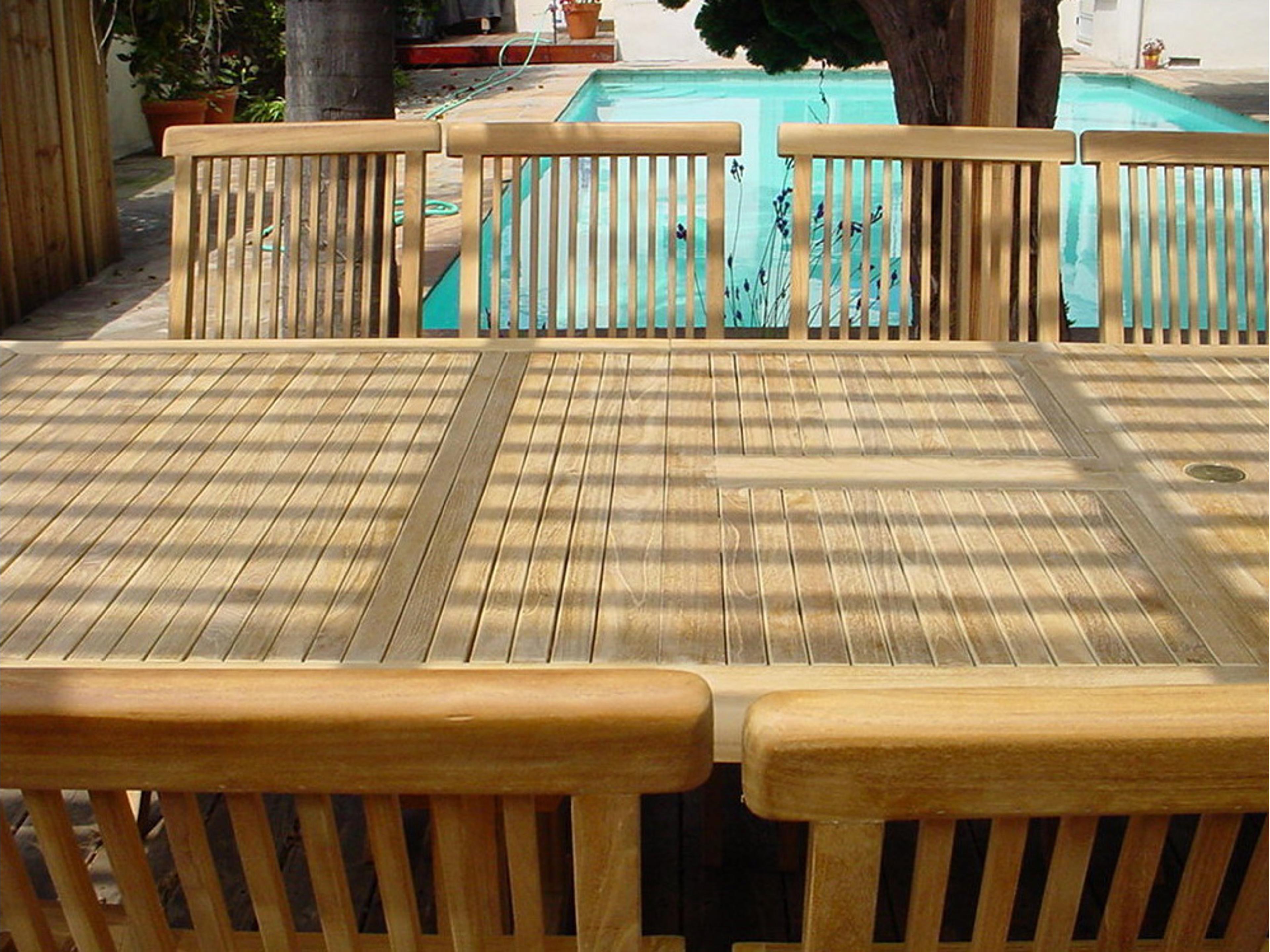 Anderson Teak Valencia Classic 15-Piece Outdoor Dining Set