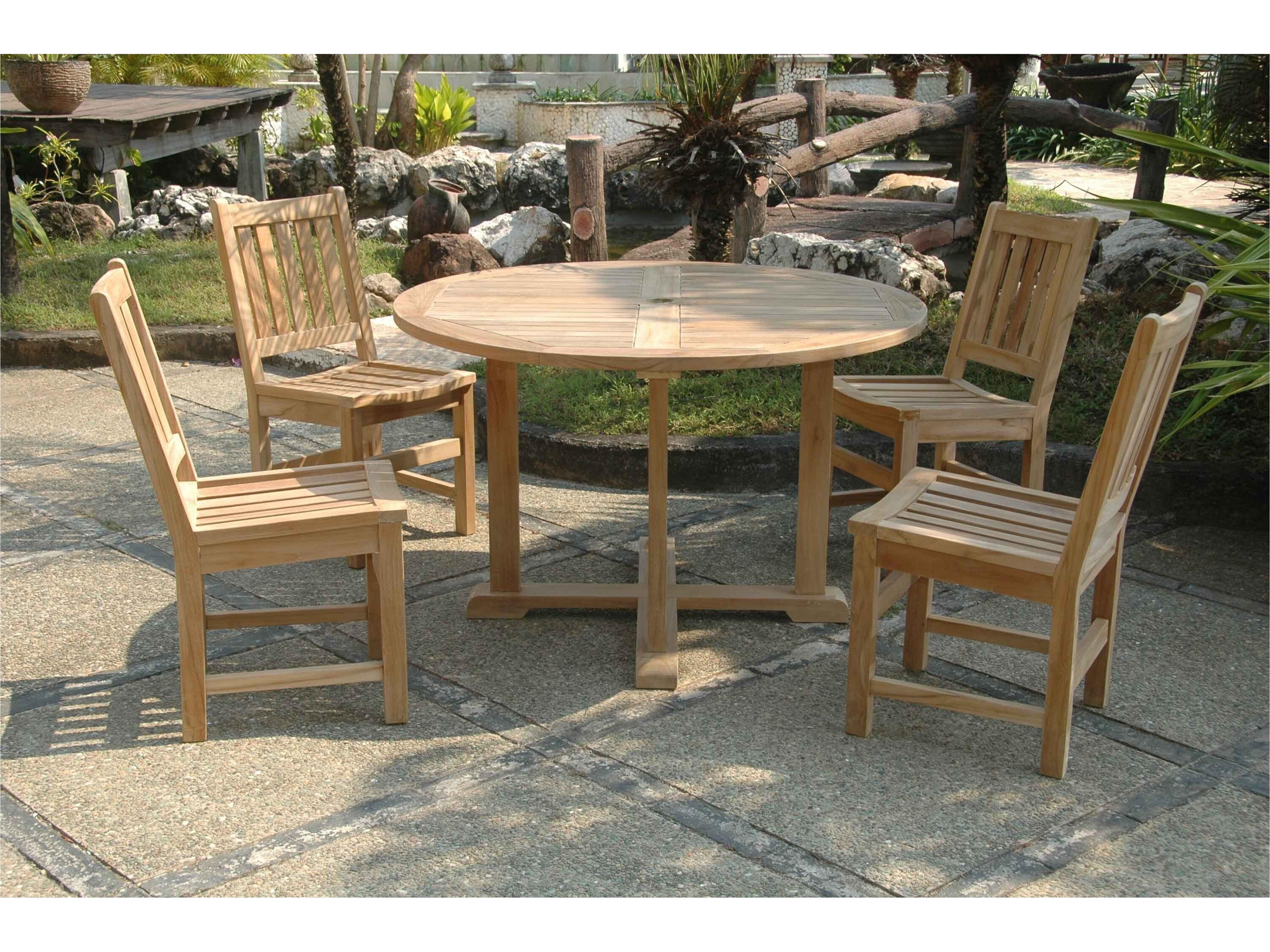 Tosca Sonoma Natural 5 Piece Patio Dining Set