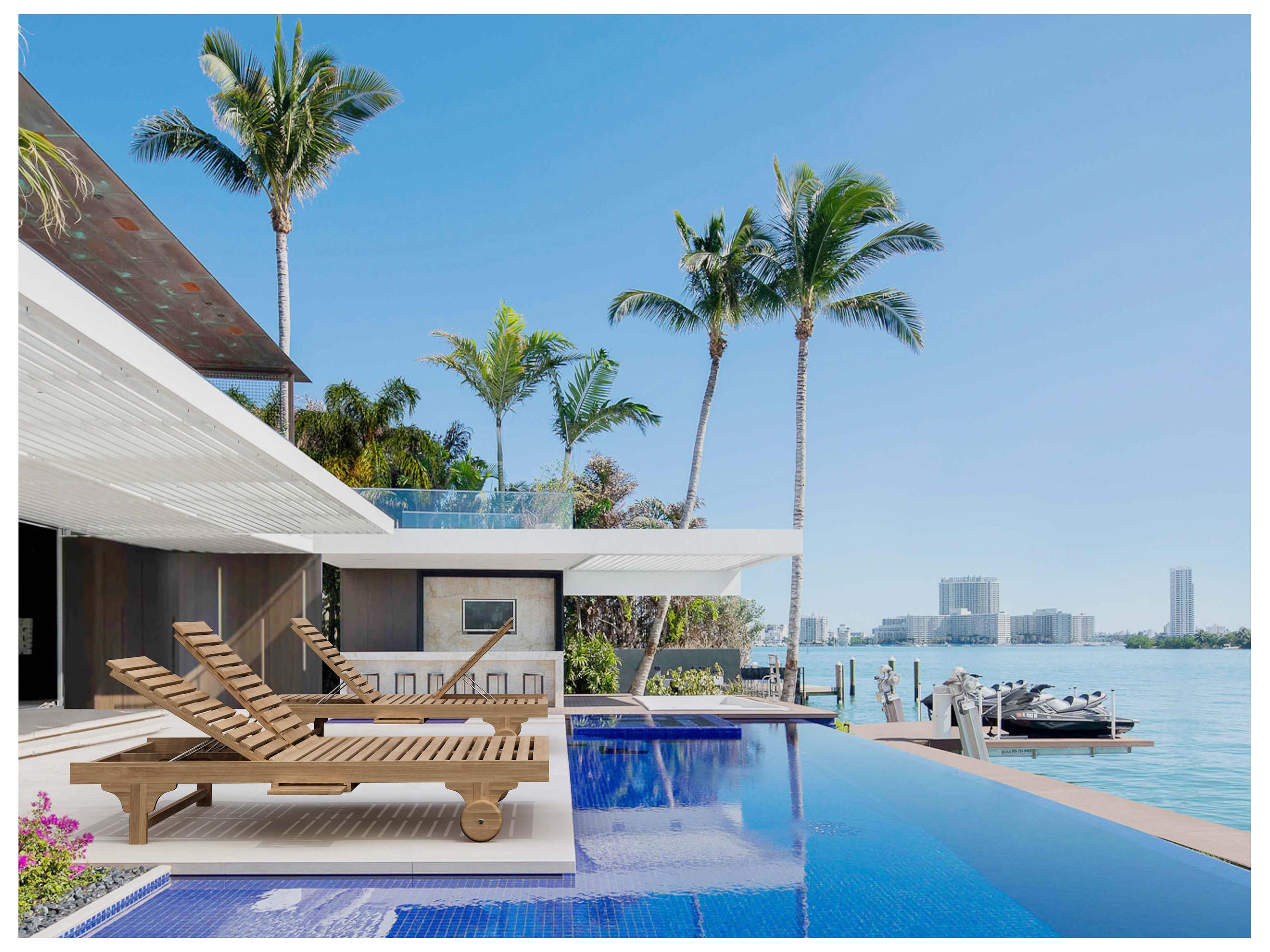 Bel-Air Double Back Lounger 2-Piece Set