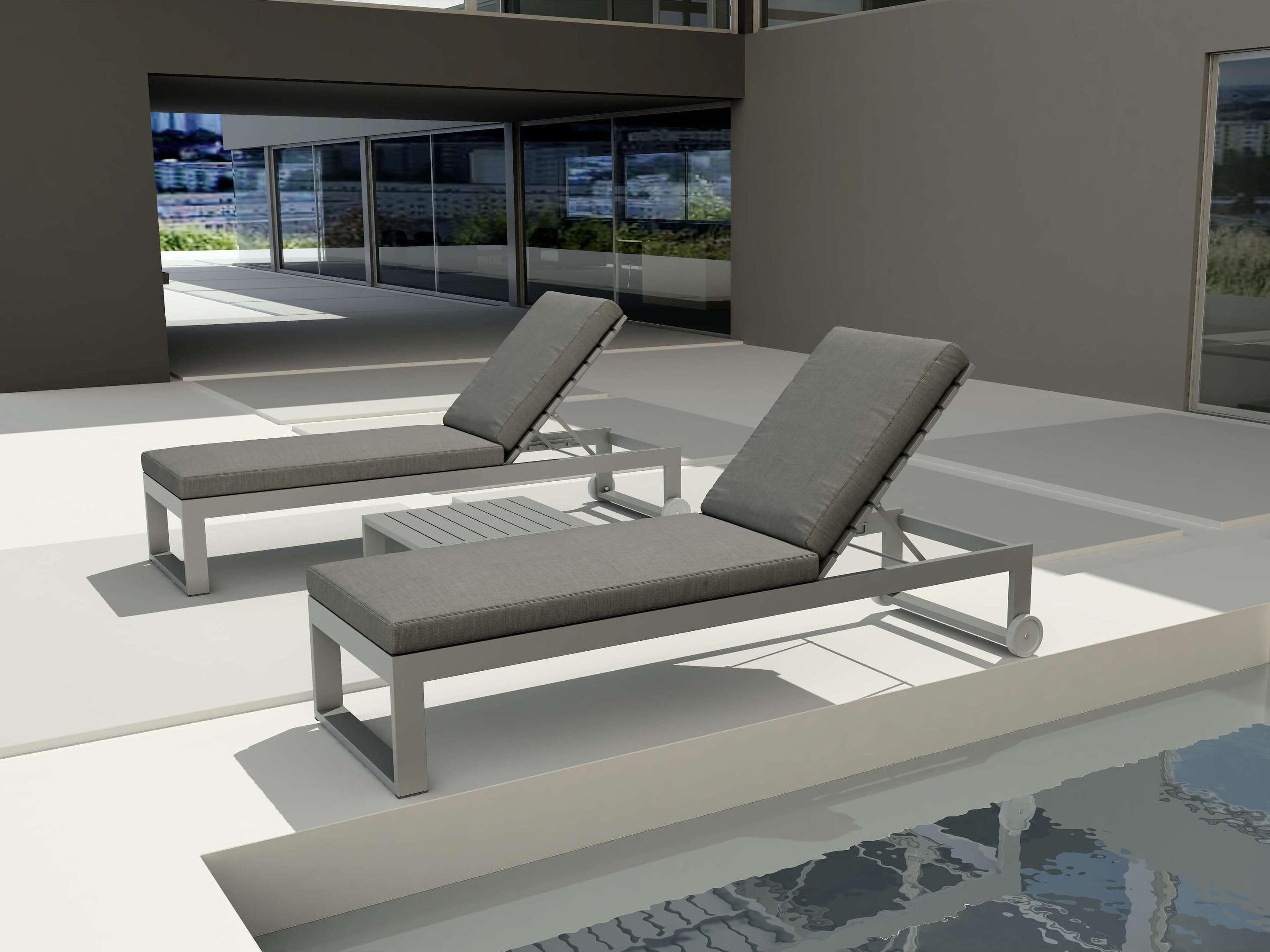Lucca Sun Lounger 3-Piece Set