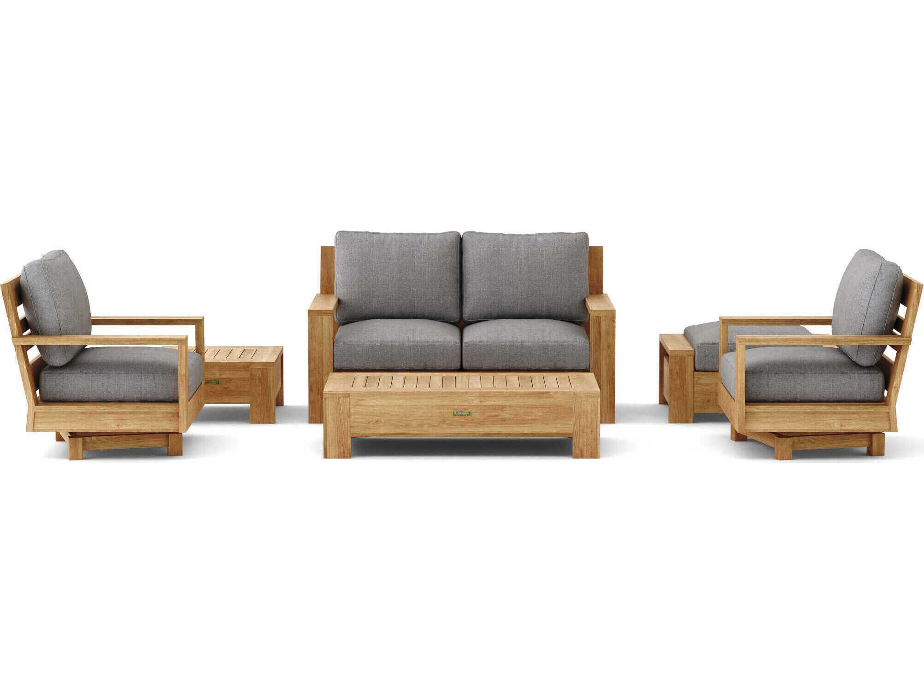 Anderson Teak Madera Deep Seating Teak Patio Lounge Set