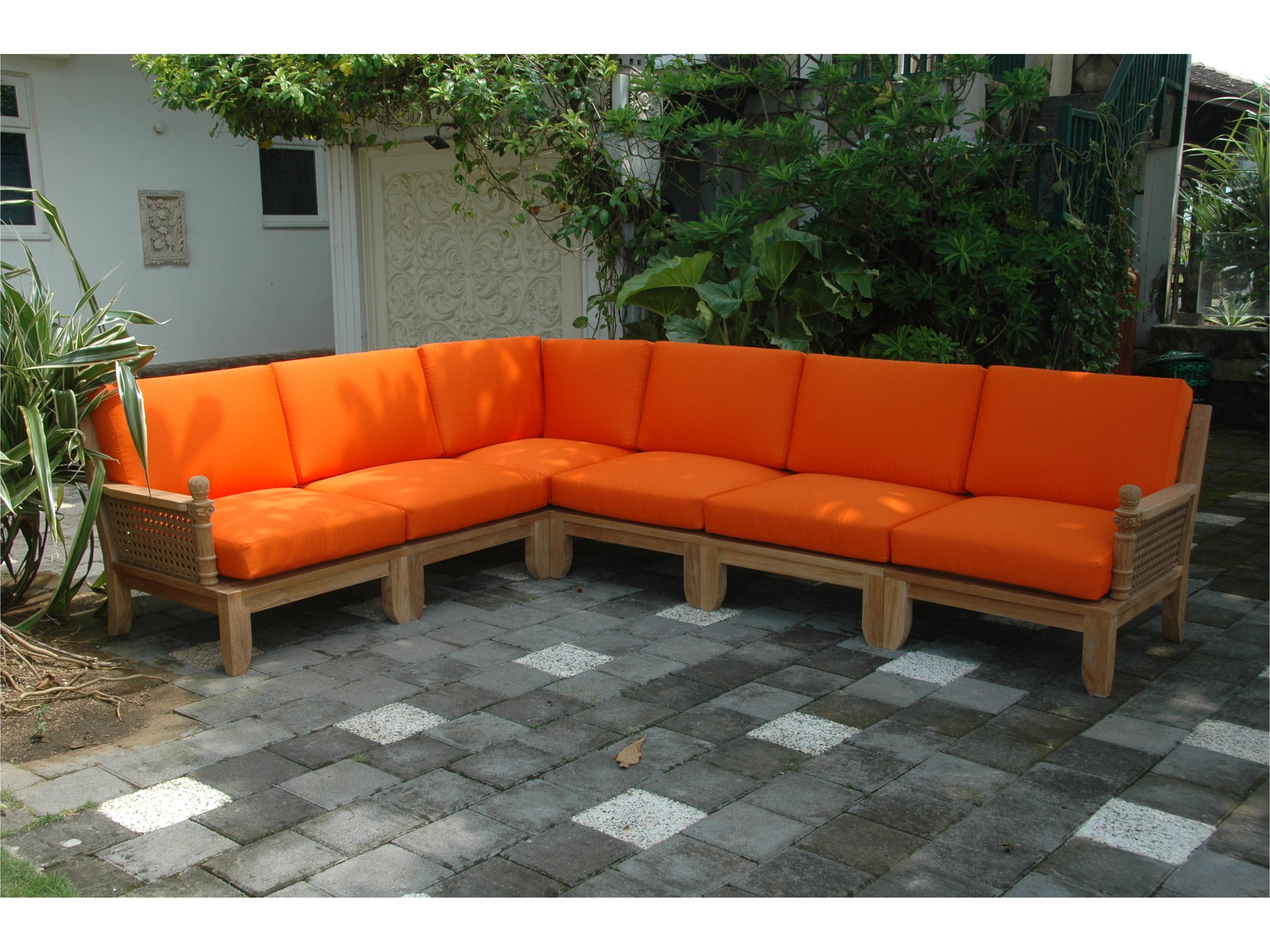 Anderson Teak Luxe 6-Piece Modular Set A