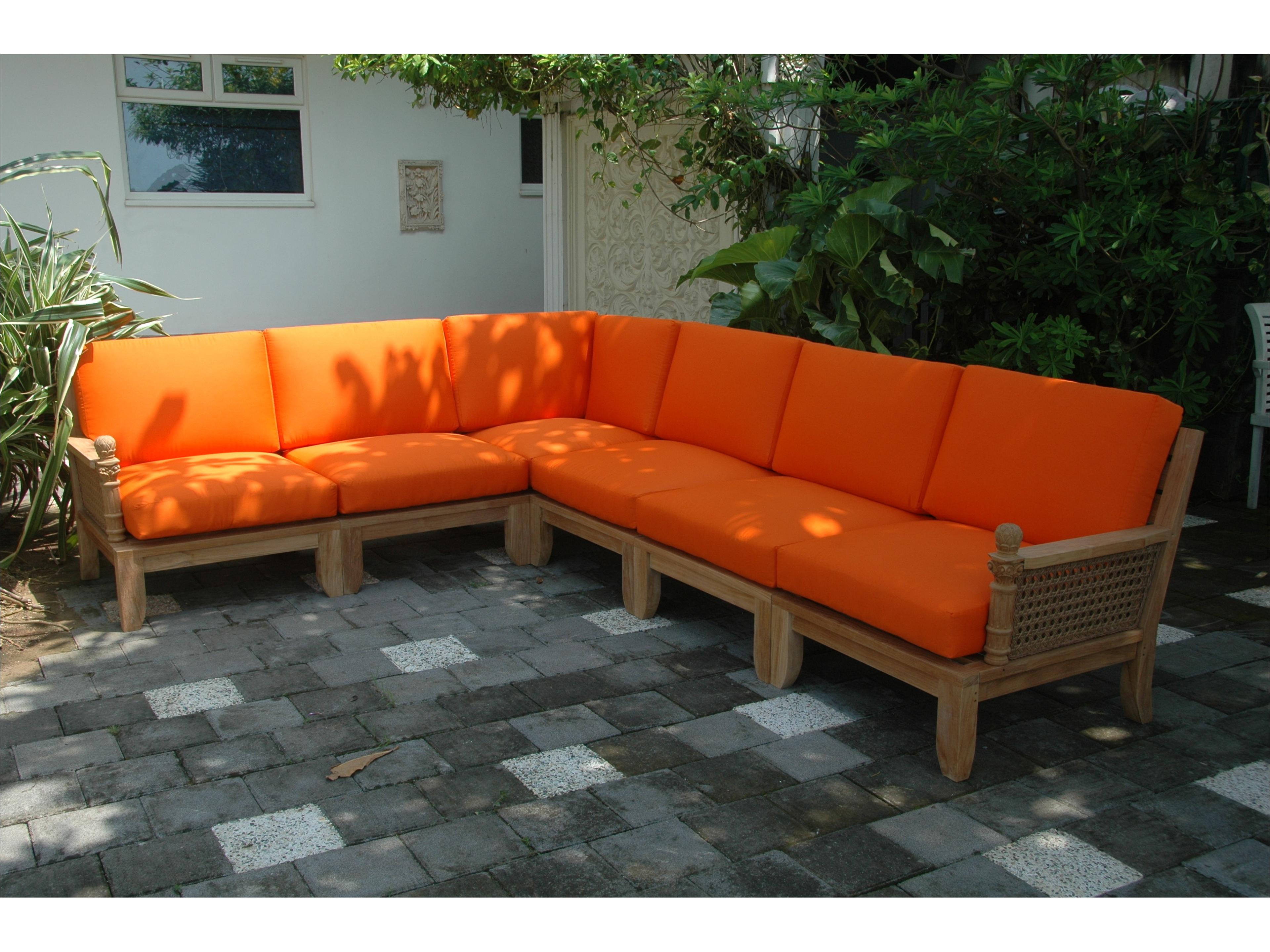 Anderson Teak Luxe 6-Piece Modular Set A