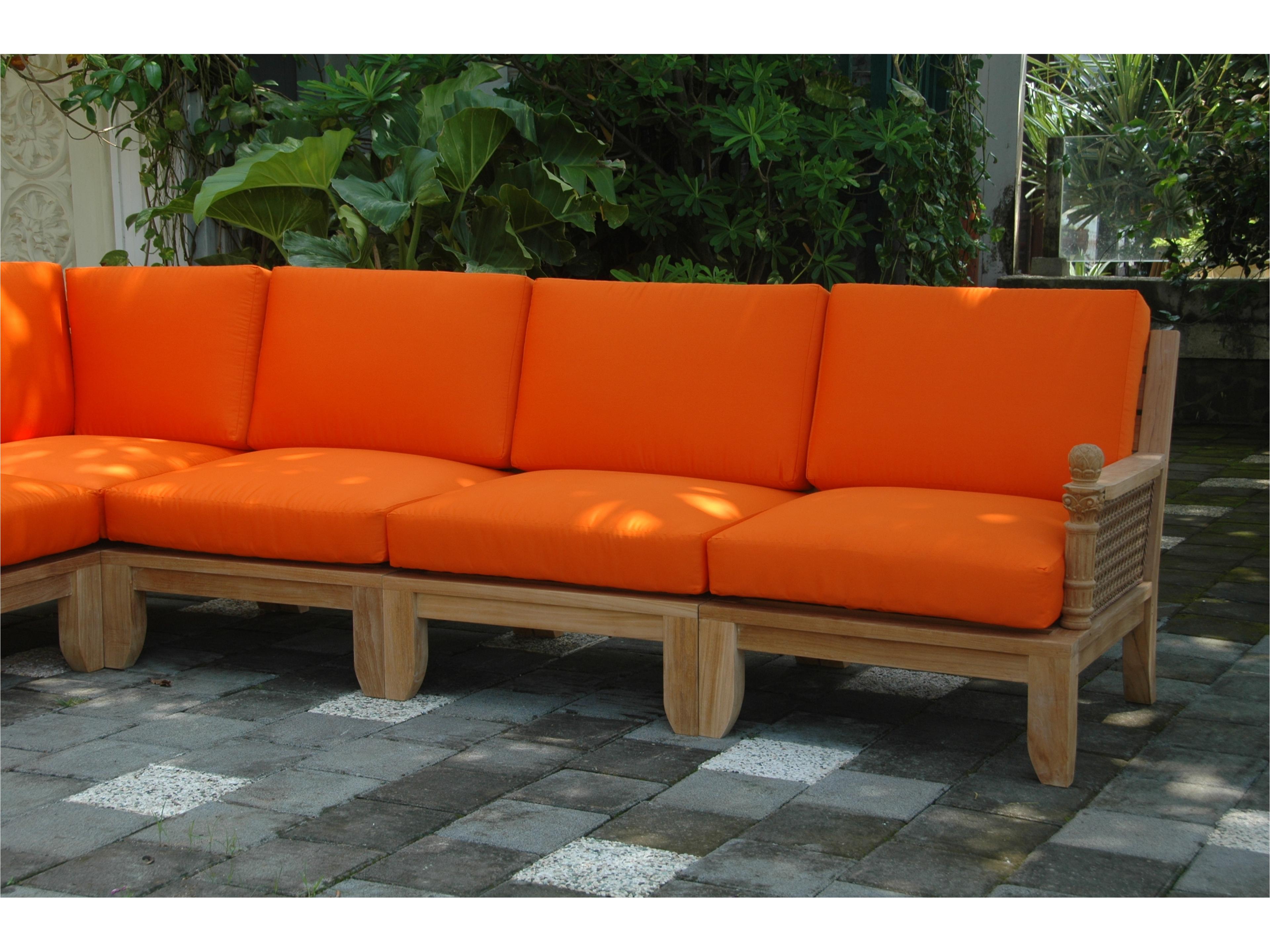 Anderson Teak Luxe 6-Piece Modular Set A