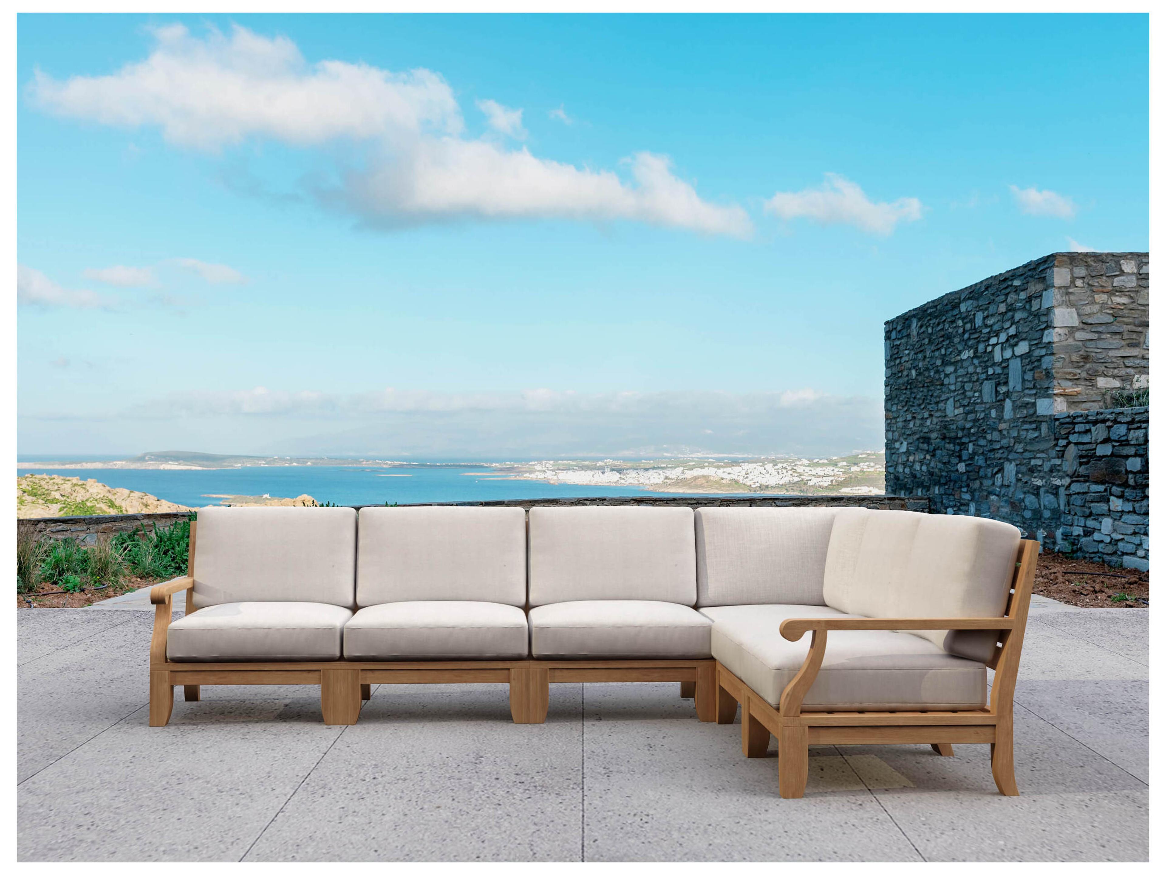 Anderson Teak Riviera Luxe 6-Piece Modular Set B