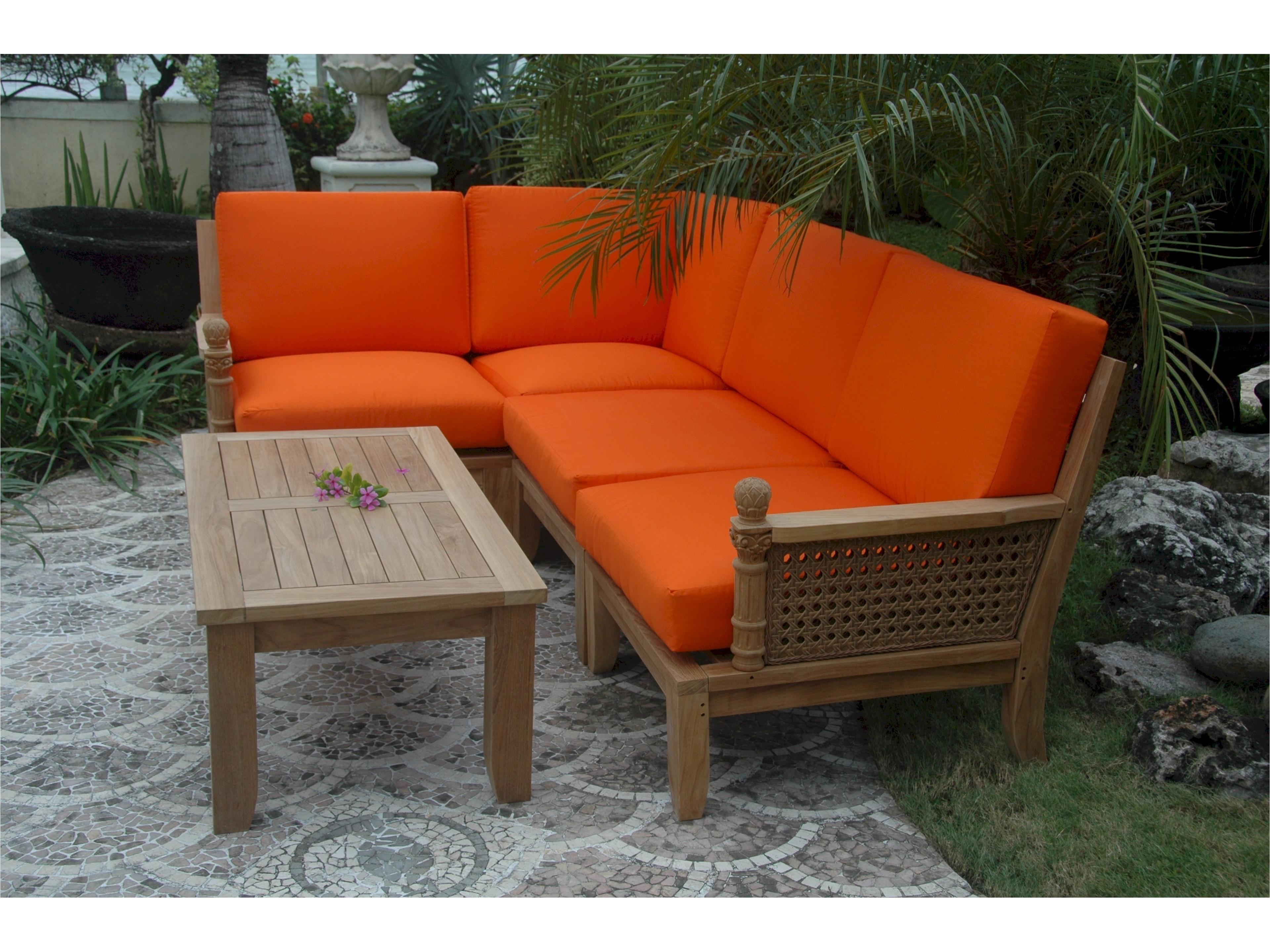 Anderson Teak Luxe 5-Piece Modular Set