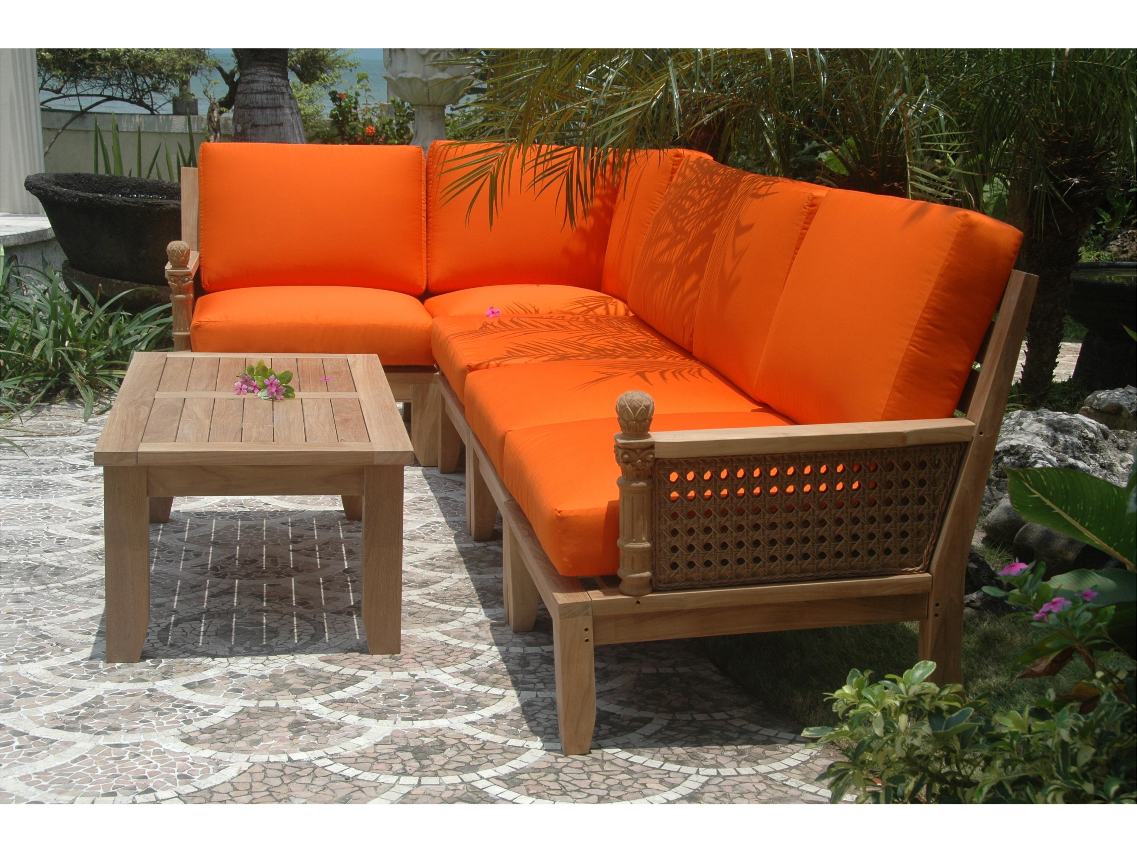 Anderson Teak Luxe 6-Piece Modular Set