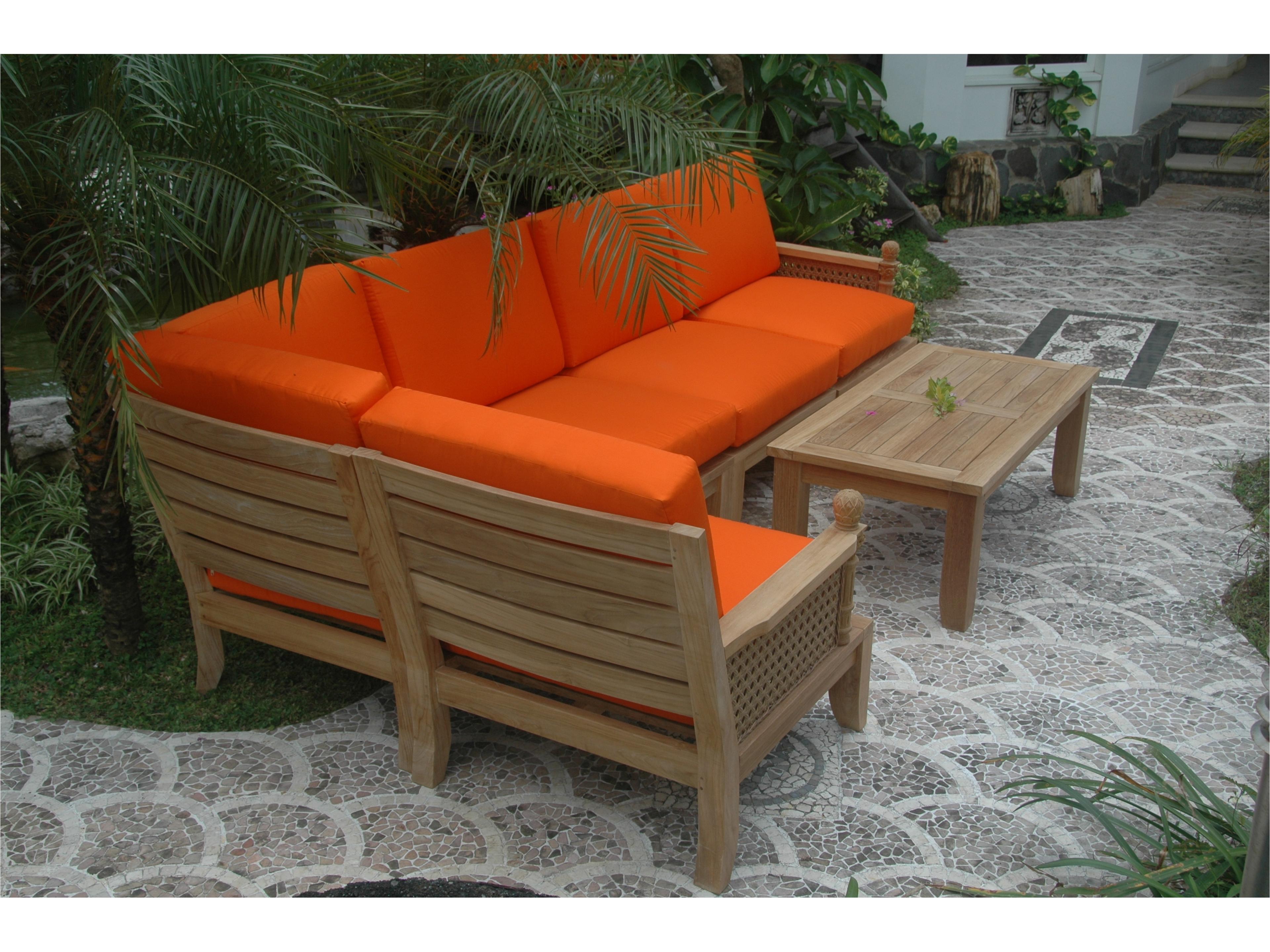 Anderson Teak Luxe 6-Piece Modular Set