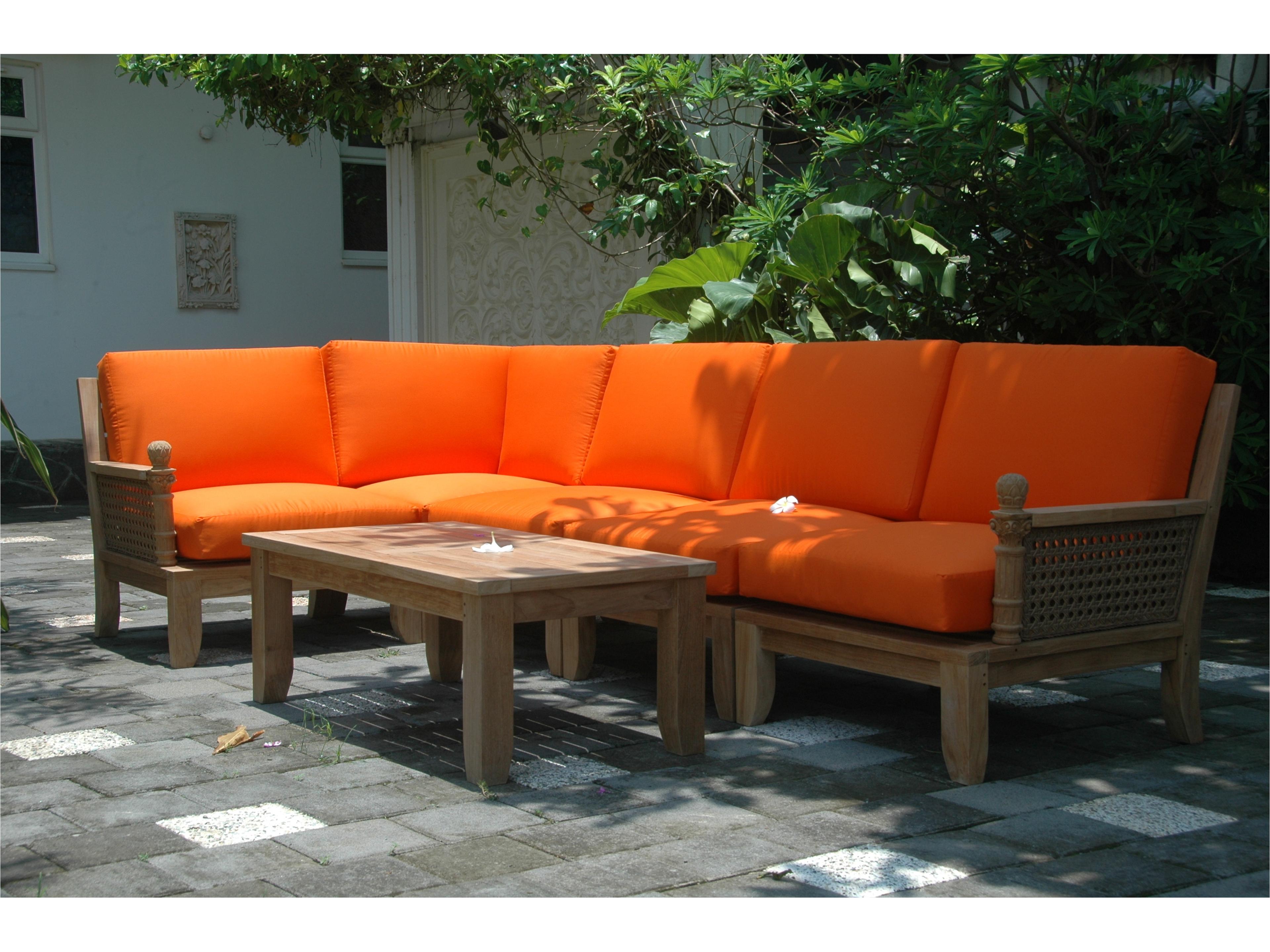 Anderson Teak Luxe 6-Piece Modular Set