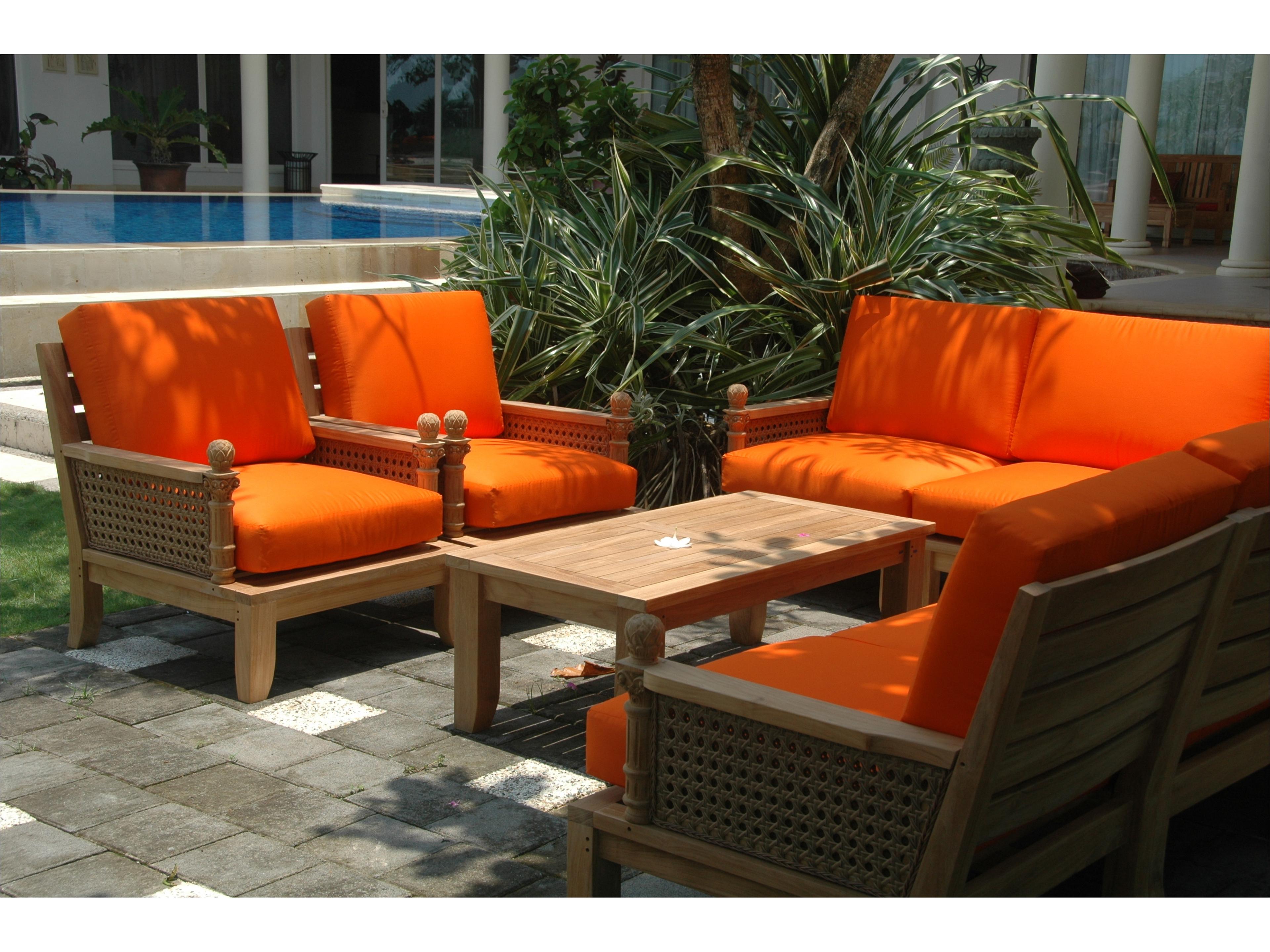 Anderson Teak Luxe 8-Piece Modular Set