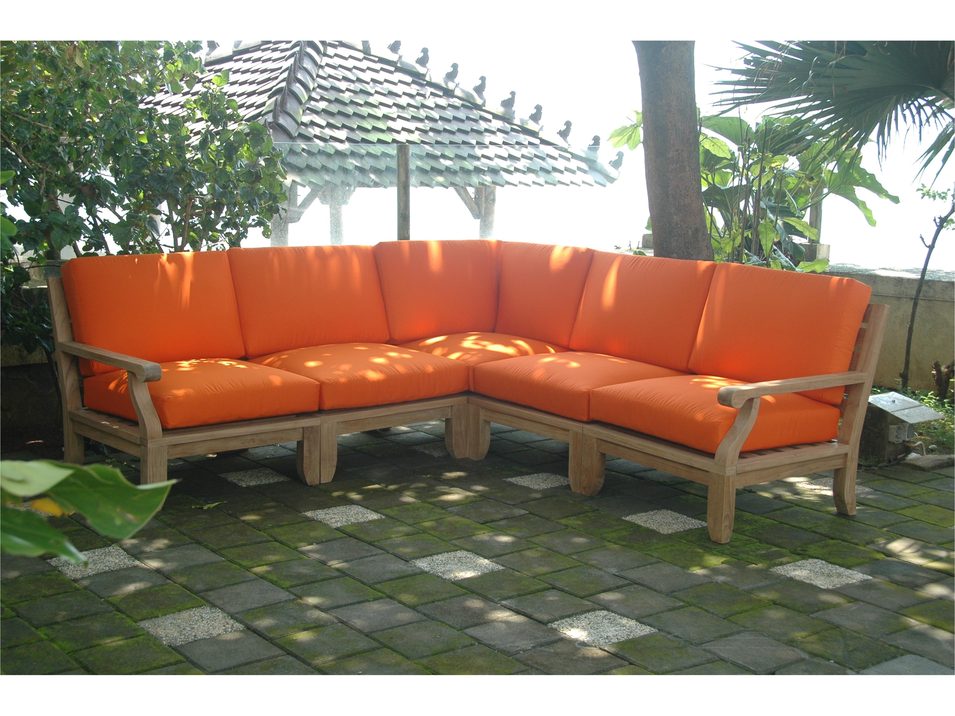 Anderson Teak Riviera Luxe 5-Piece Modular Set