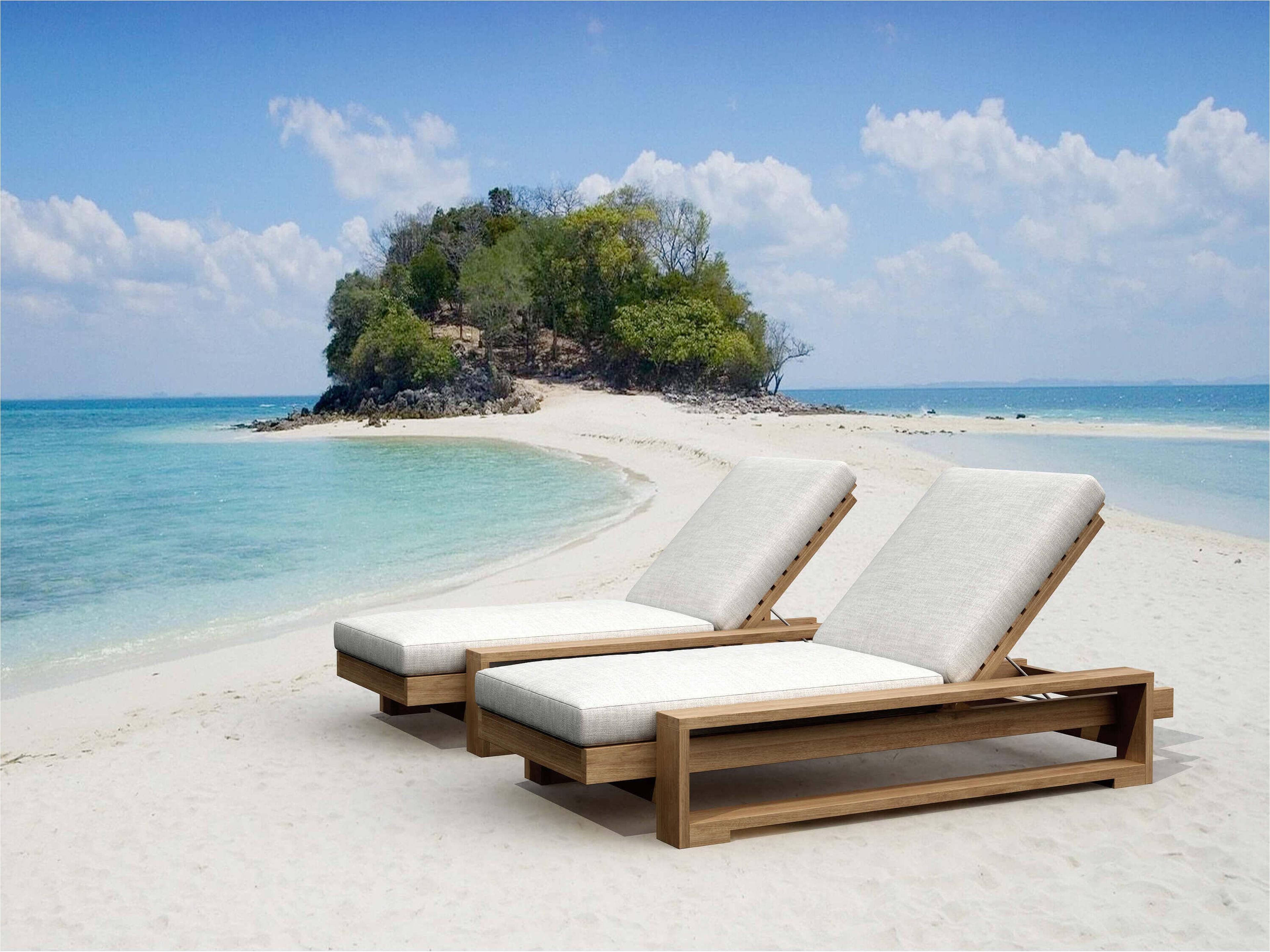 Anderson Teak Capistrano Sun Patio Chaise Lounge