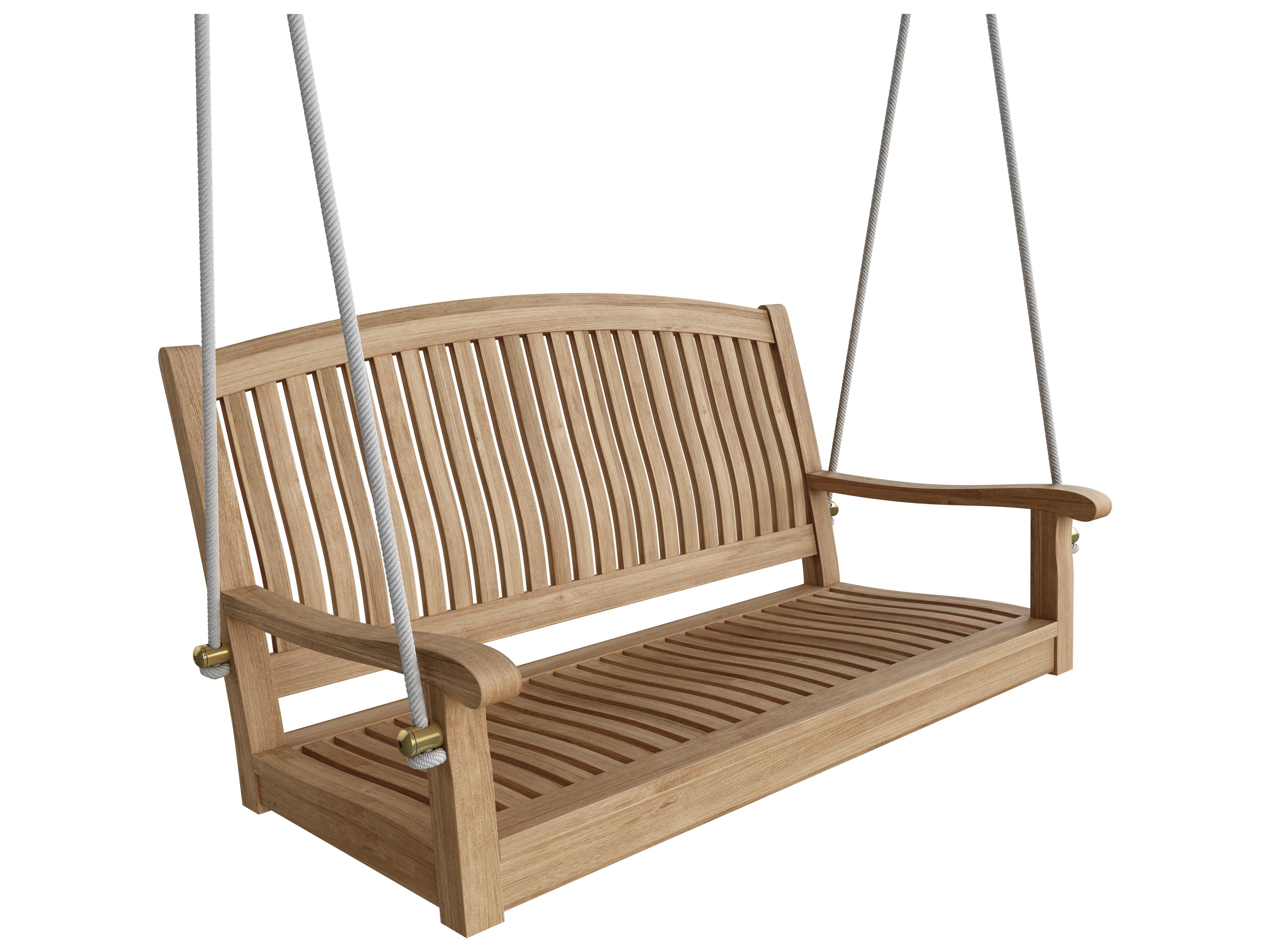 Anderson Teak Del-Amo 48'' Round Outdoor Patio Swing Bench