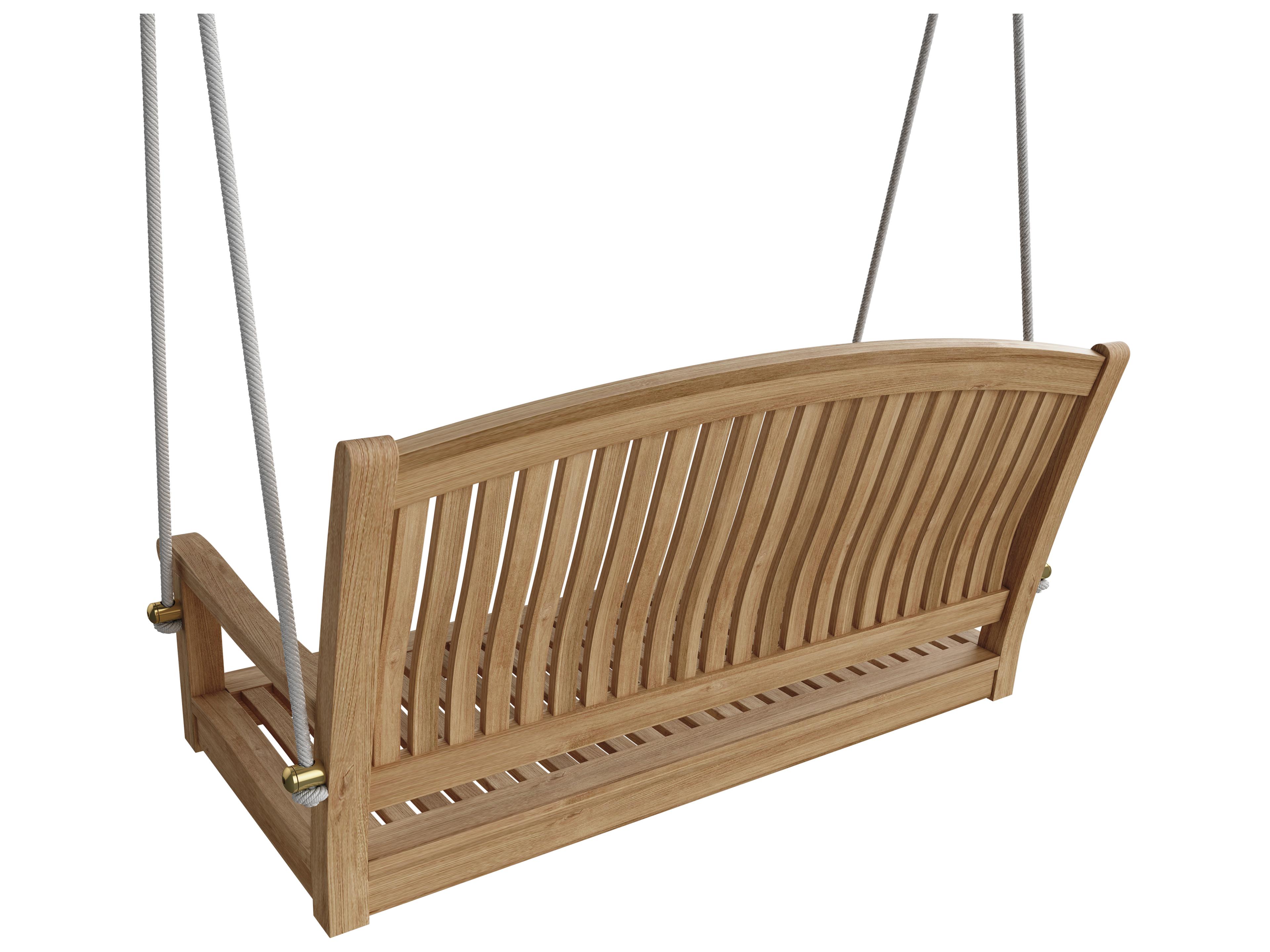Anderson Teak Del-Amo 48'' Round Outdoor Patio Swing Bench
