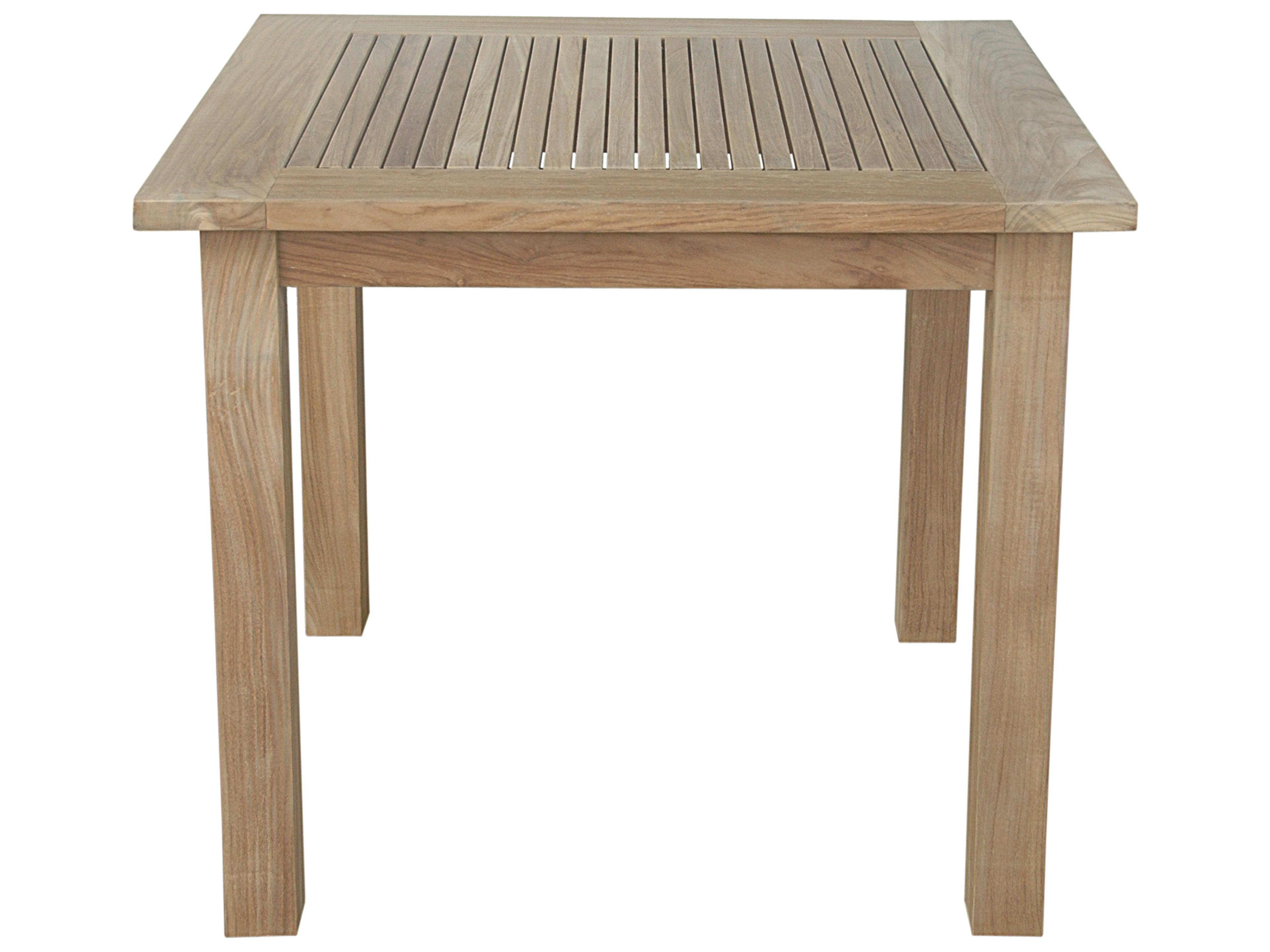 Bahama Square Table Small Slats