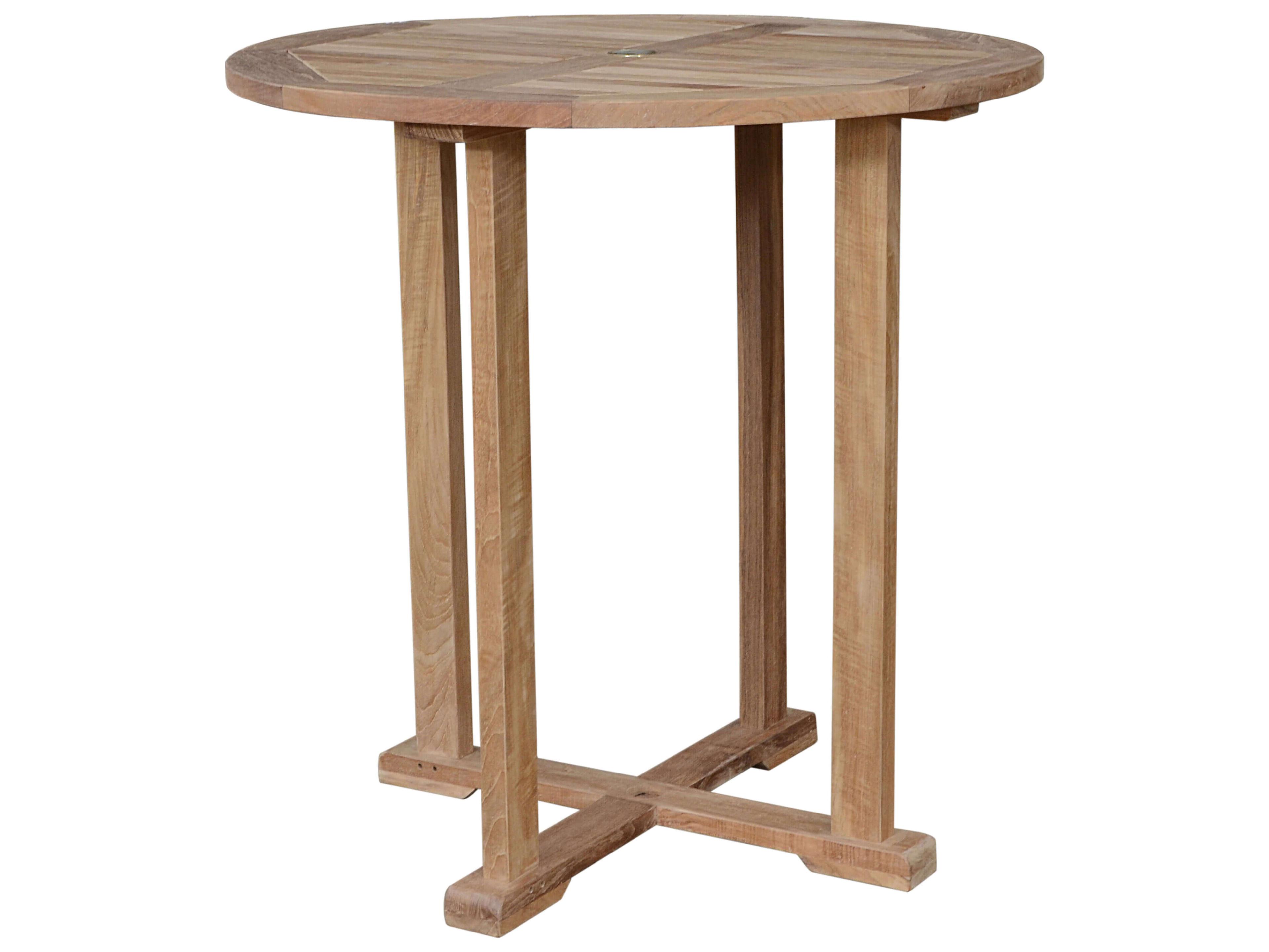 Bahama Round Patio Bar Table