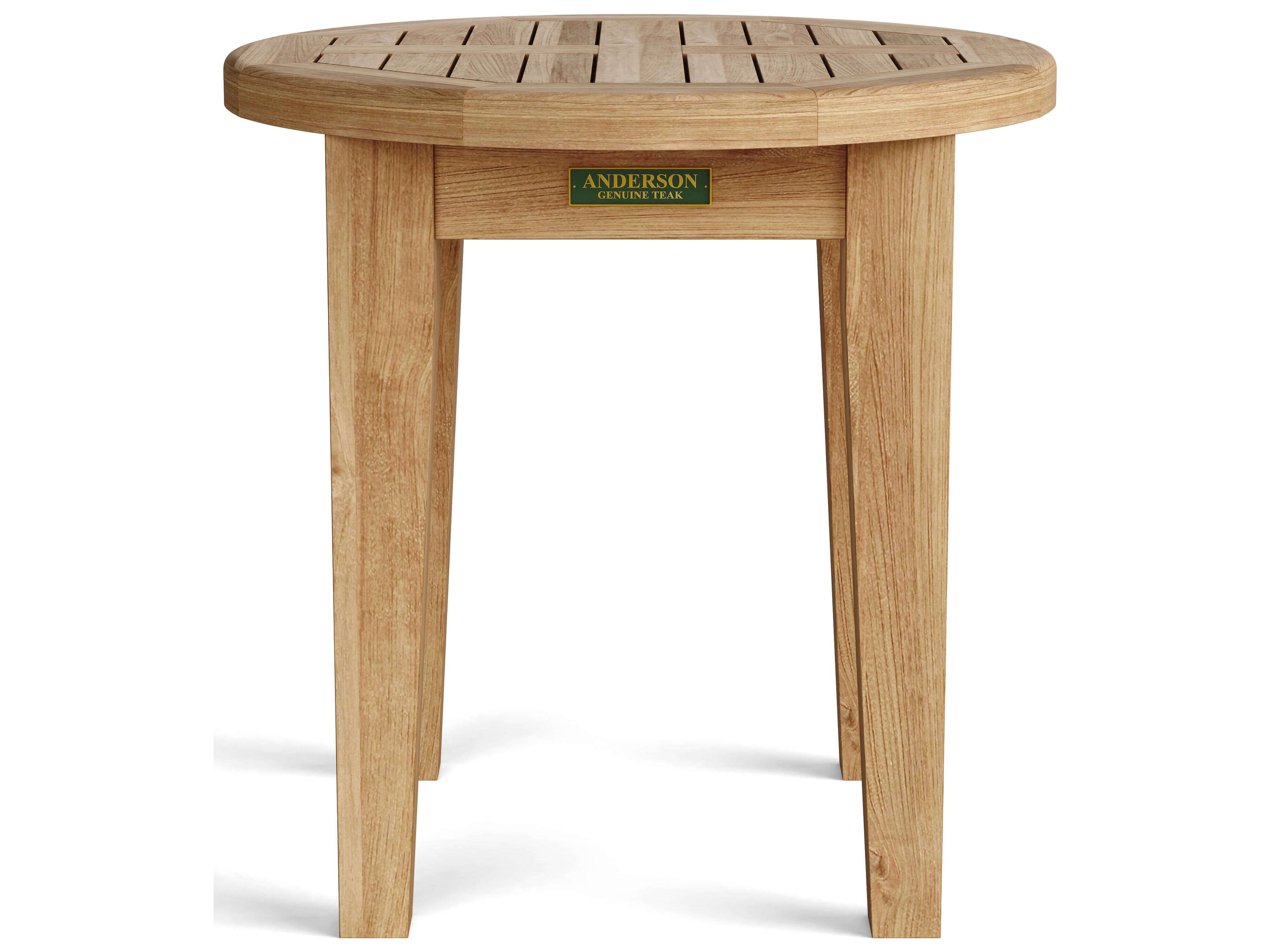 Anderson Teak Brianna Round Patio Side Table