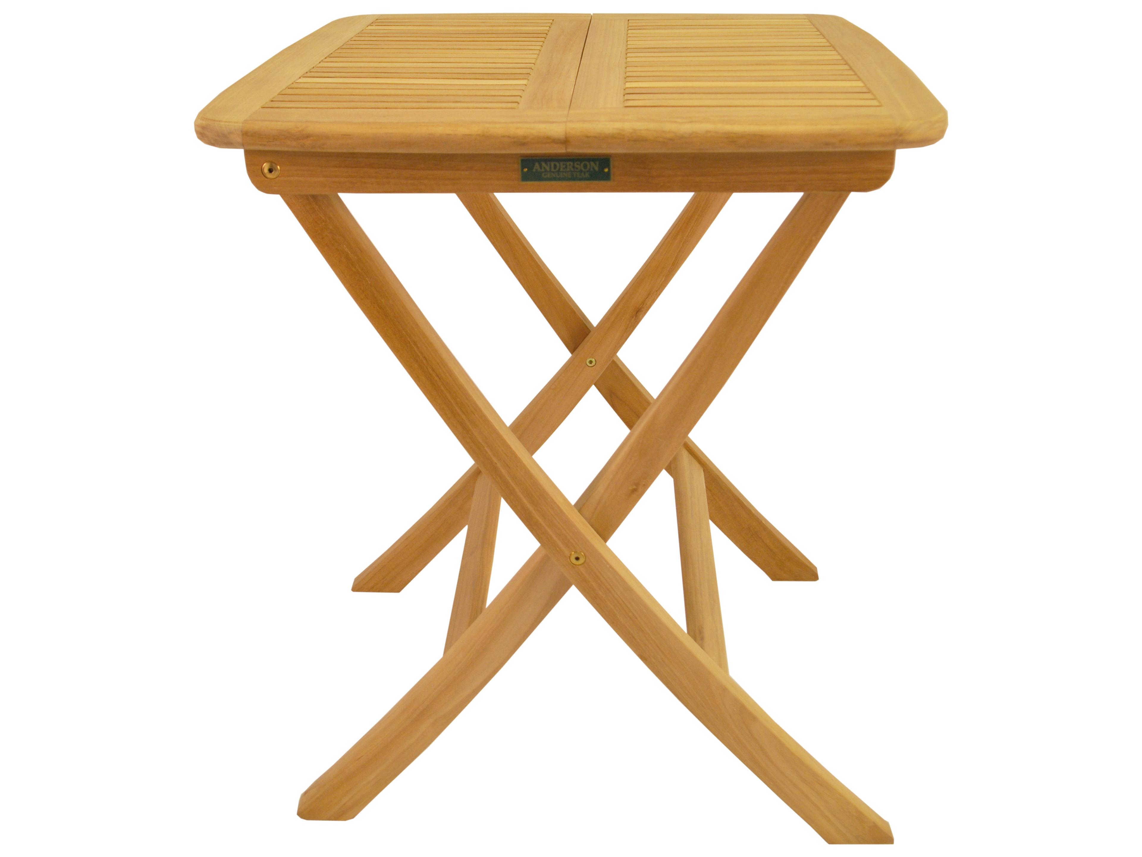 Anderson Teak Windsor Square Picnic Folding Table