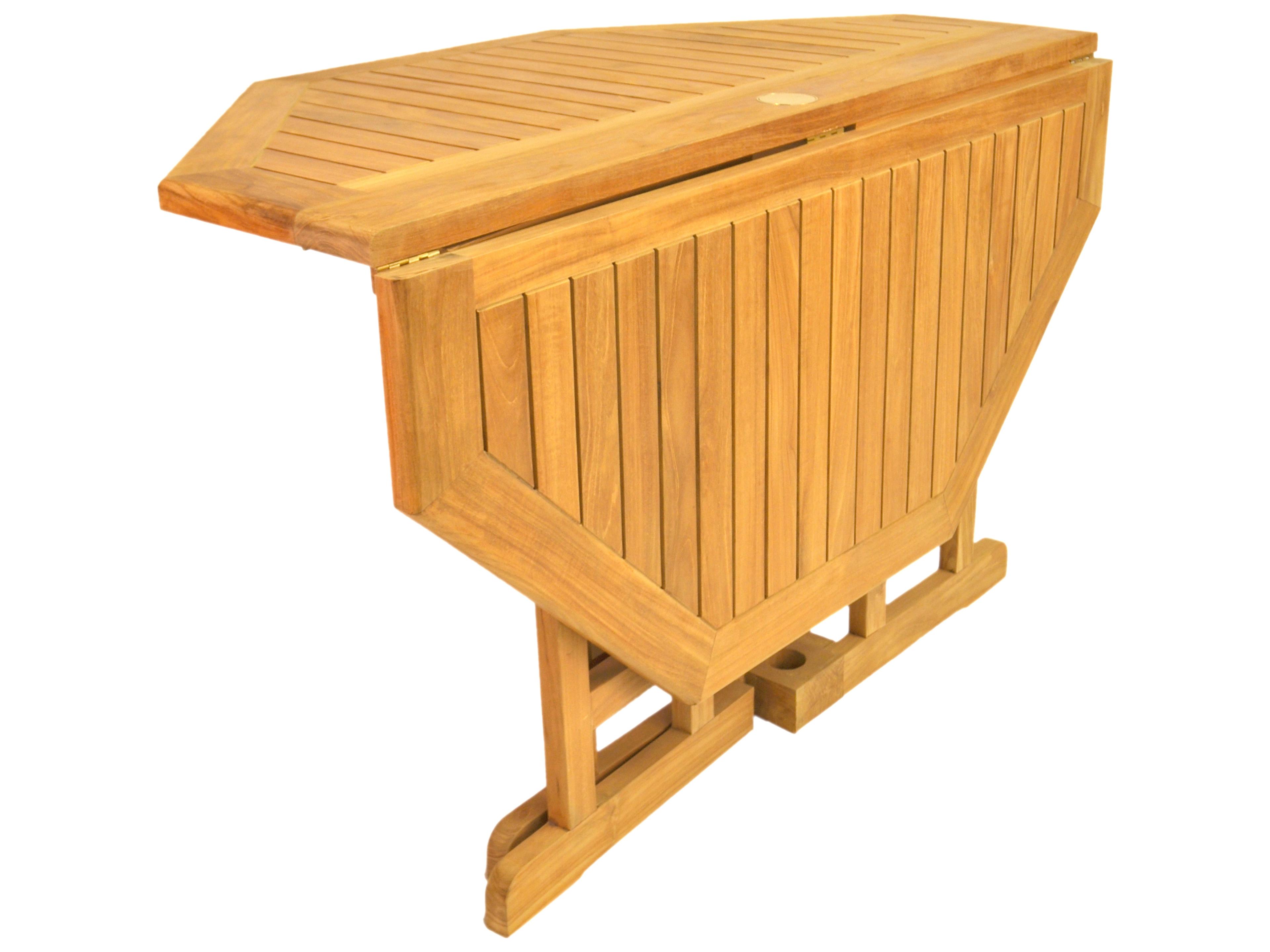 Anderson Teak Butterfly Octagonal Folding Table