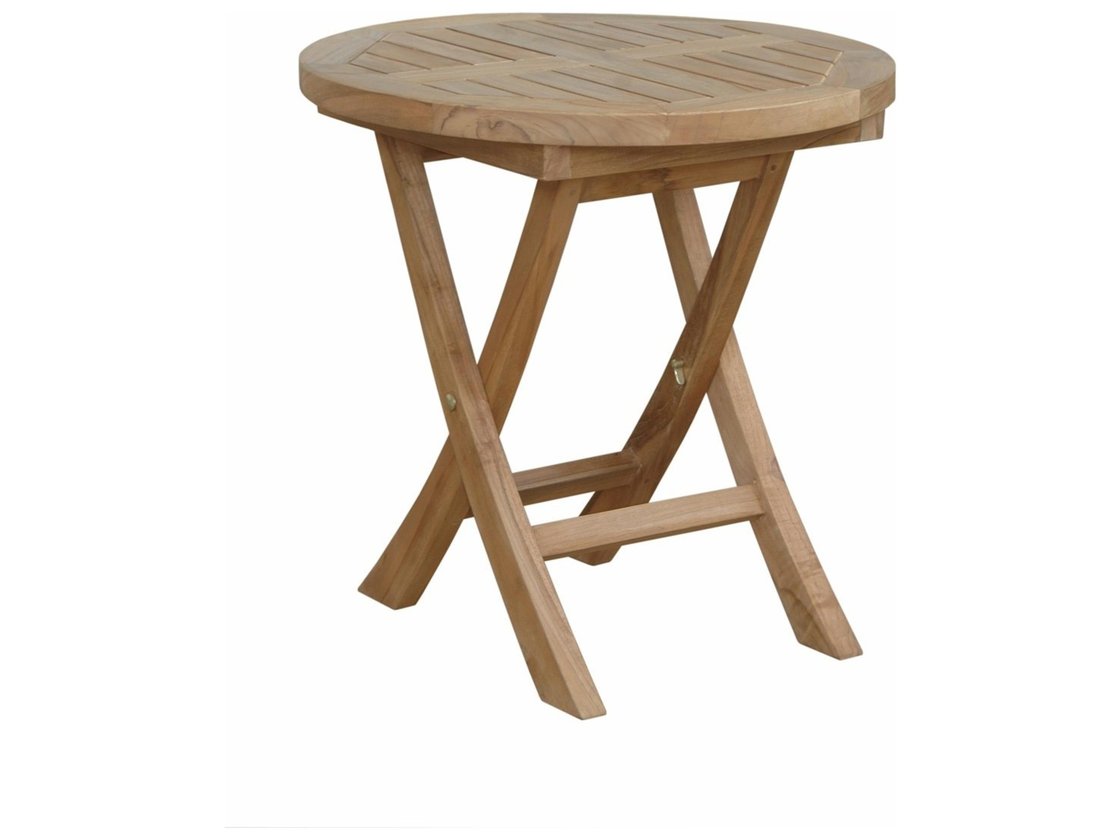 Anderson Teak Montage Round Folding Table
