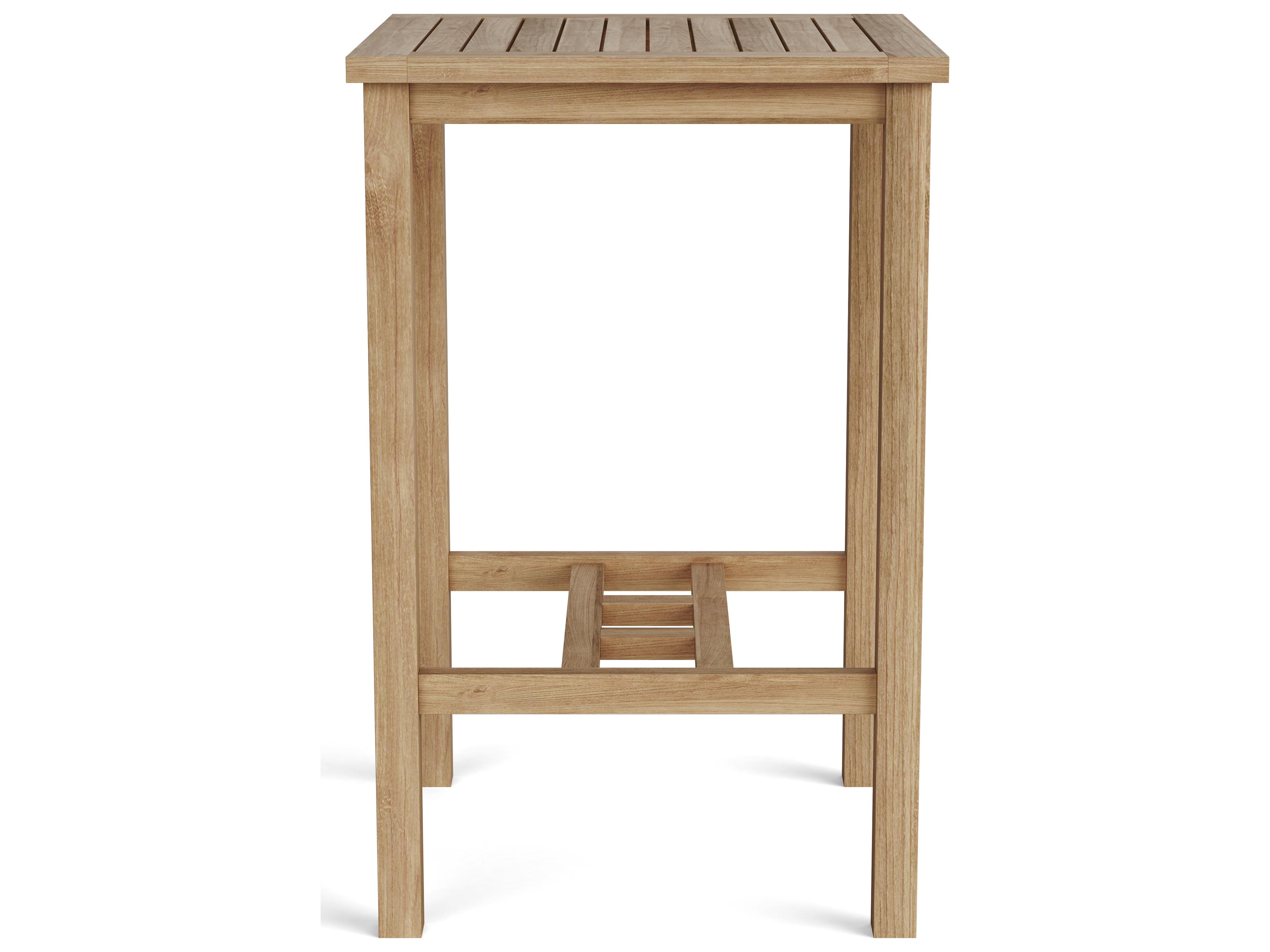 Anderson Teak Avalon Square Outdoor Bar Table