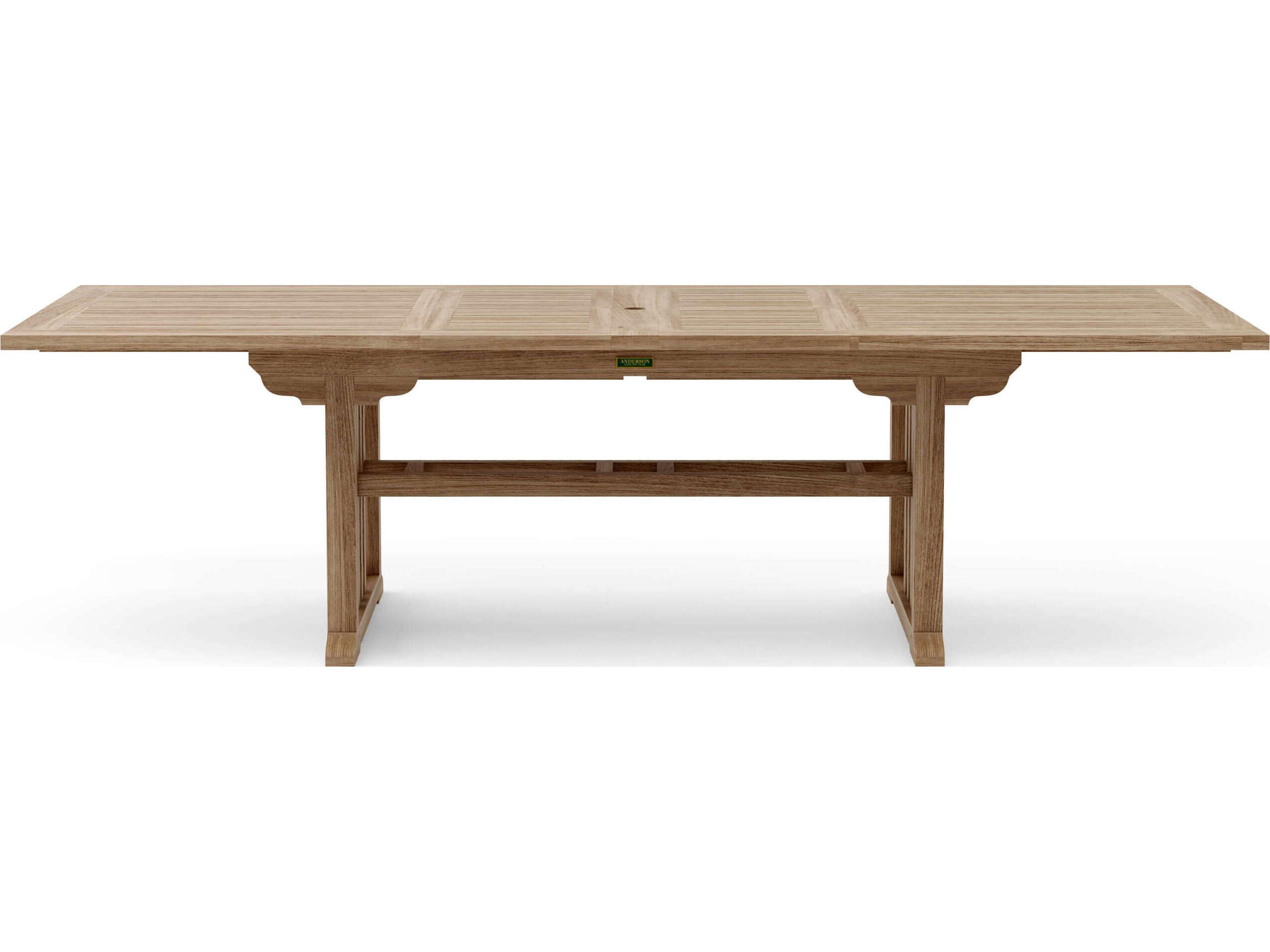 Anderson Teak Sahara Rectangular Double Extendable Table
