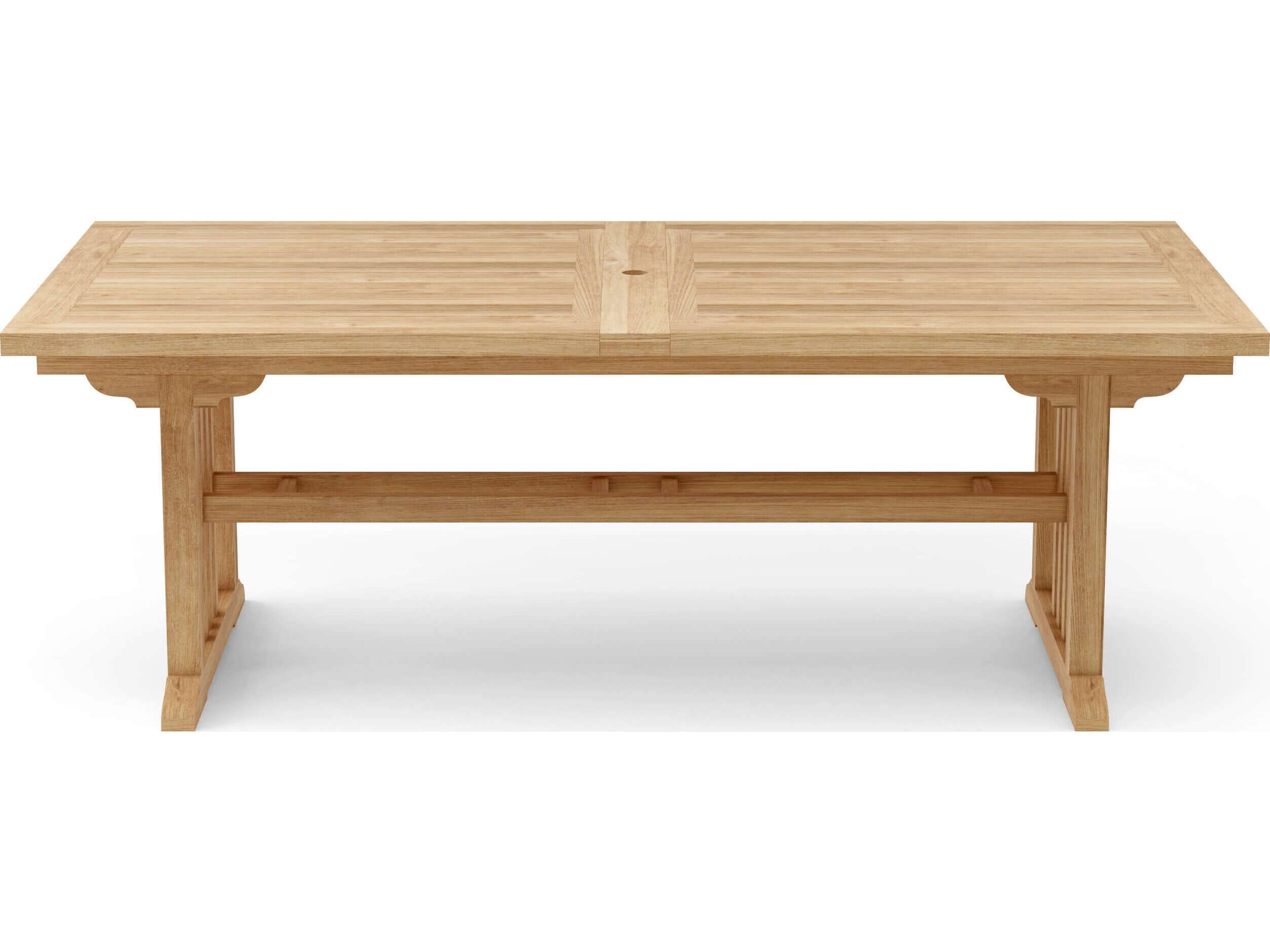 Anderson Teak Sahara Rectangular Double Extendable Table