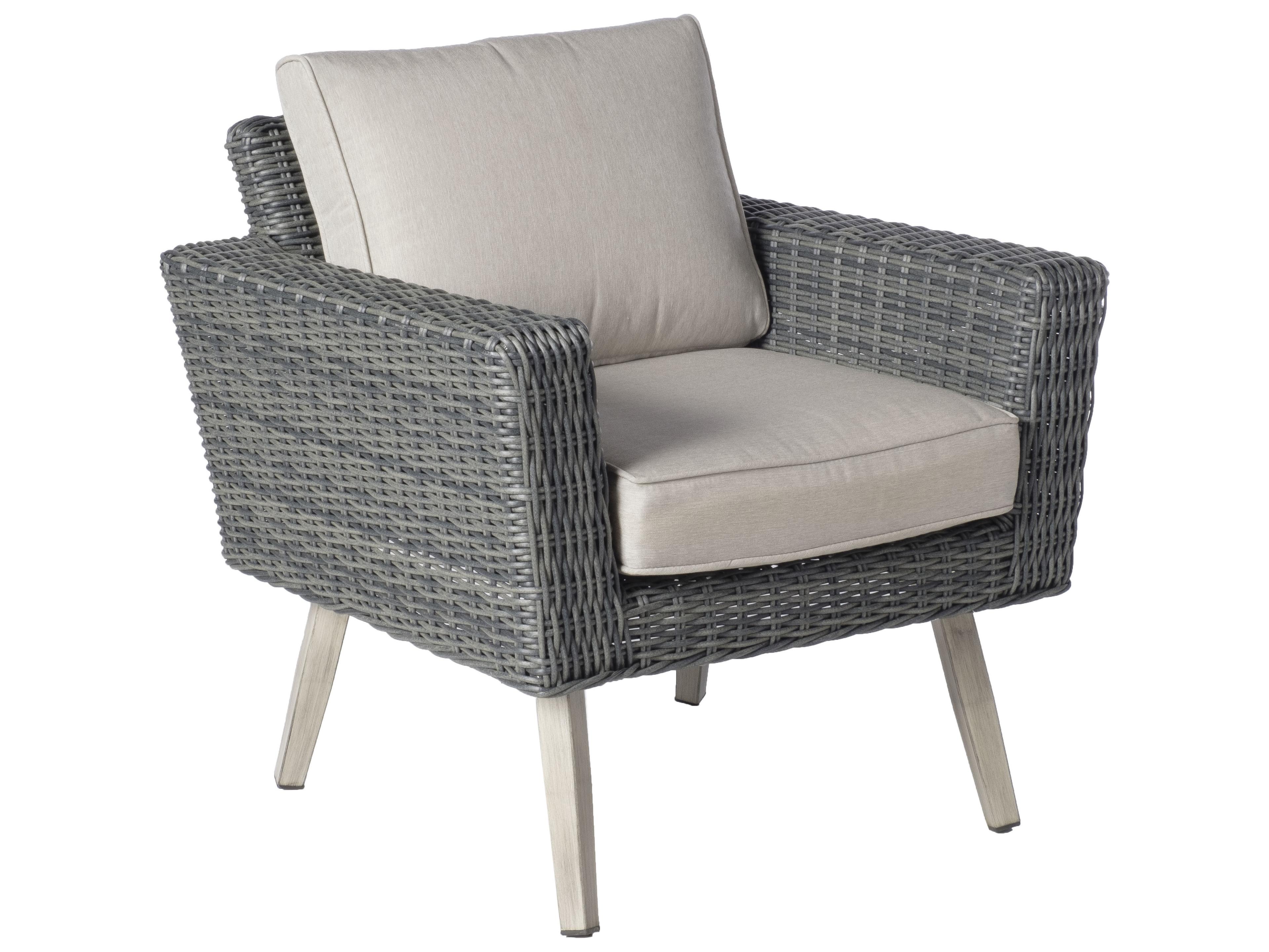 Alfresco Home Castlewood Stone Wicker Outdoor Patio Lounge Set