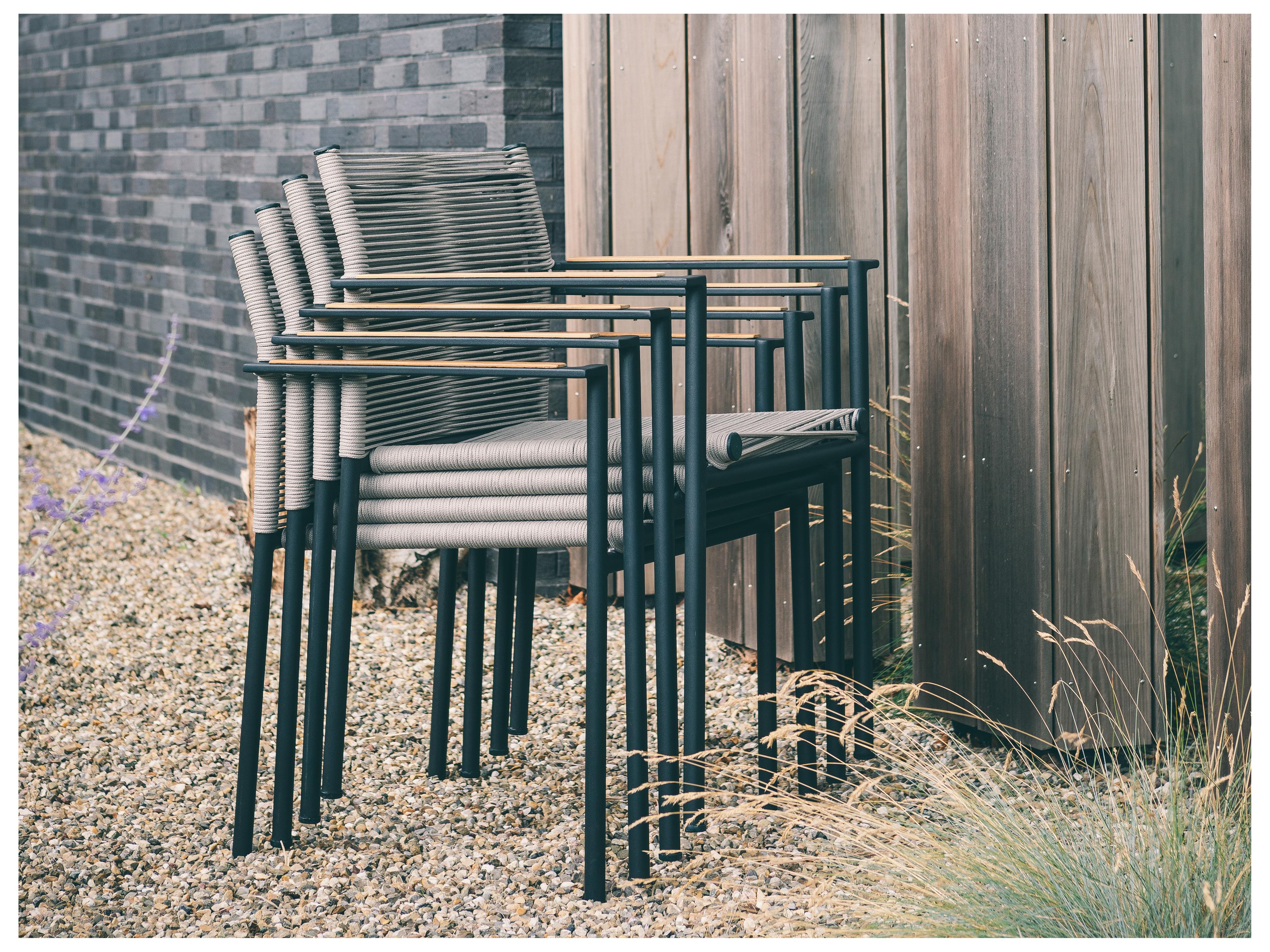 Alfresco Home Jakarta Taupe Wicker Outdoor Dining Chair