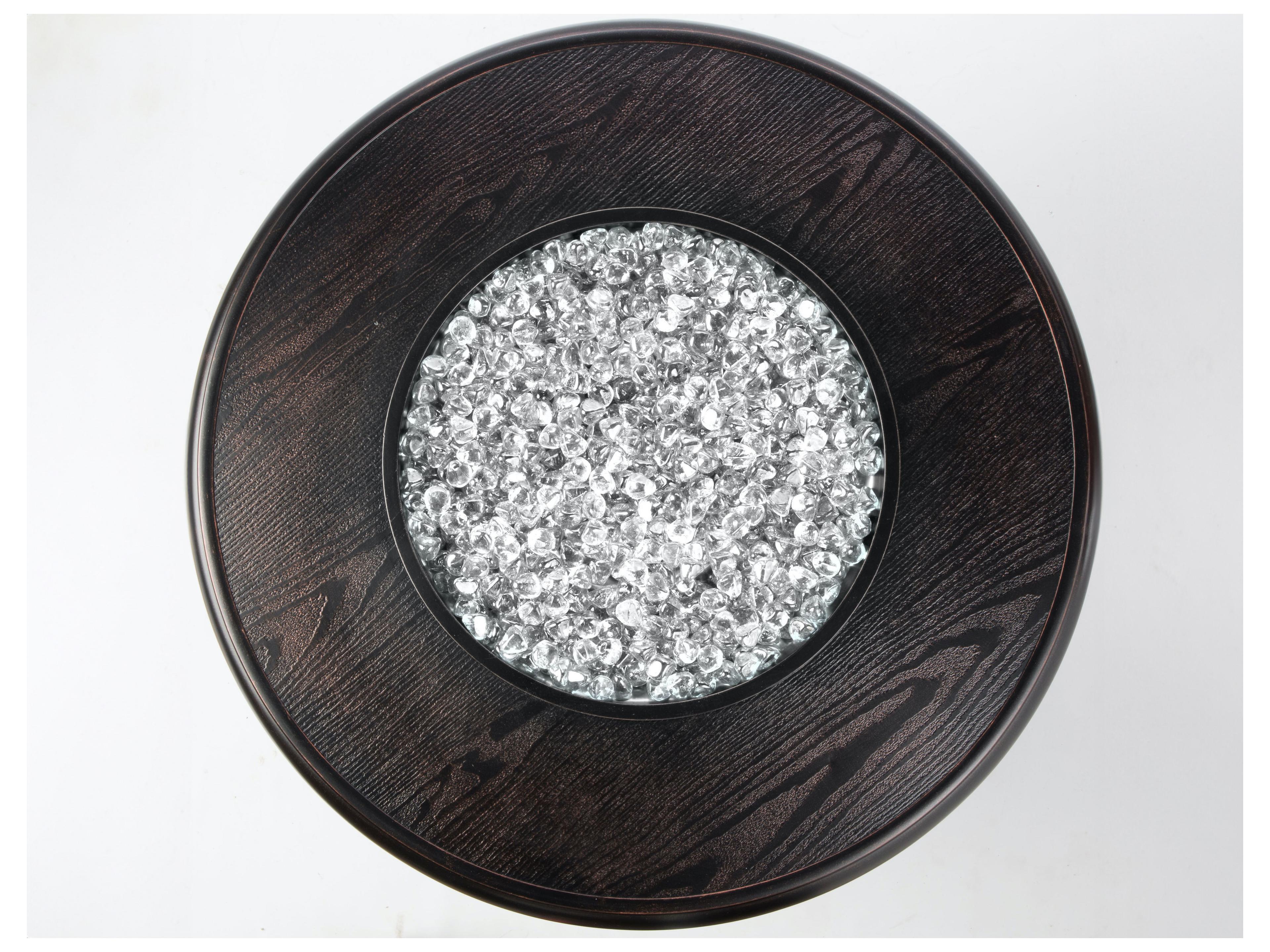 Alfresco Home Manchester Blacksmith Round Outdoor Patio Fire Pit Table