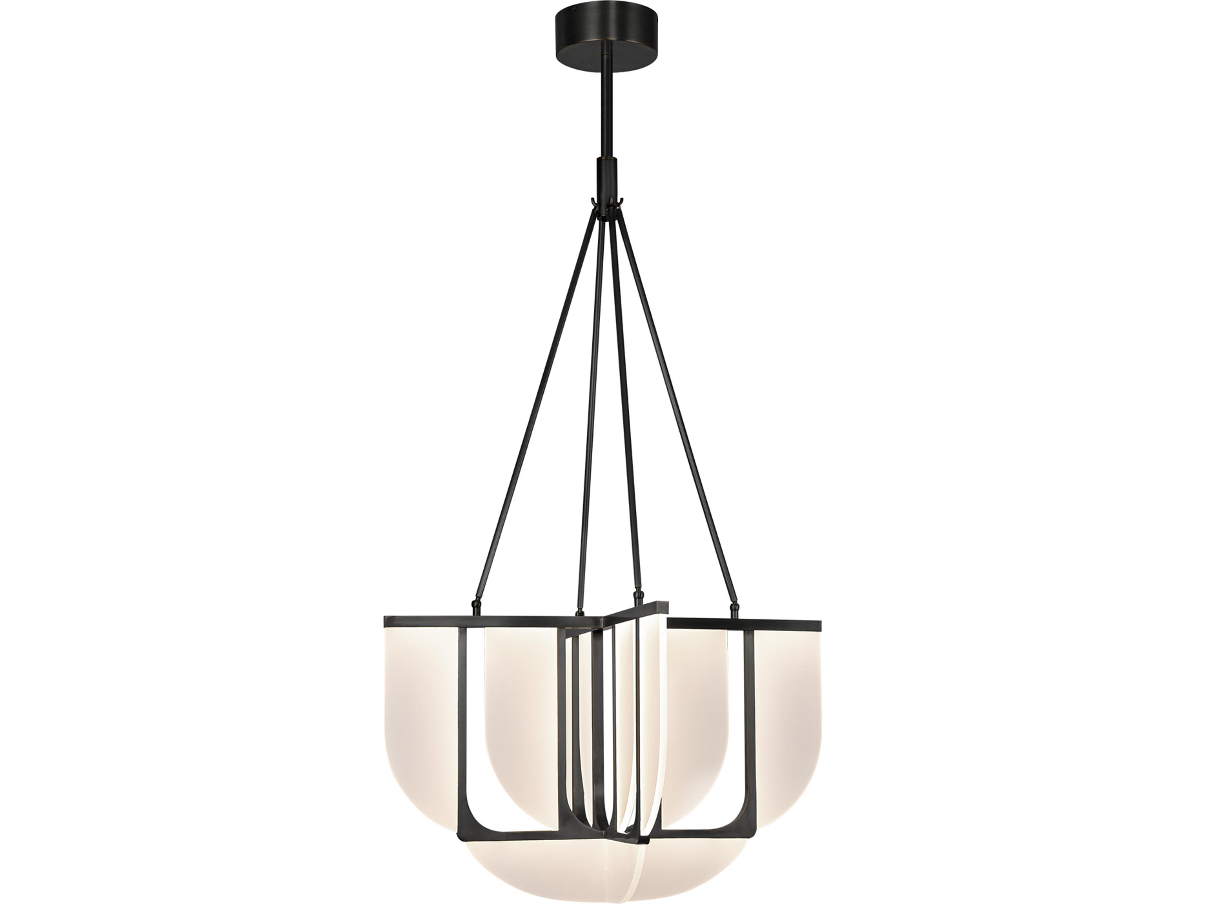 Anders LED Chandelier Urban Bronze Modern