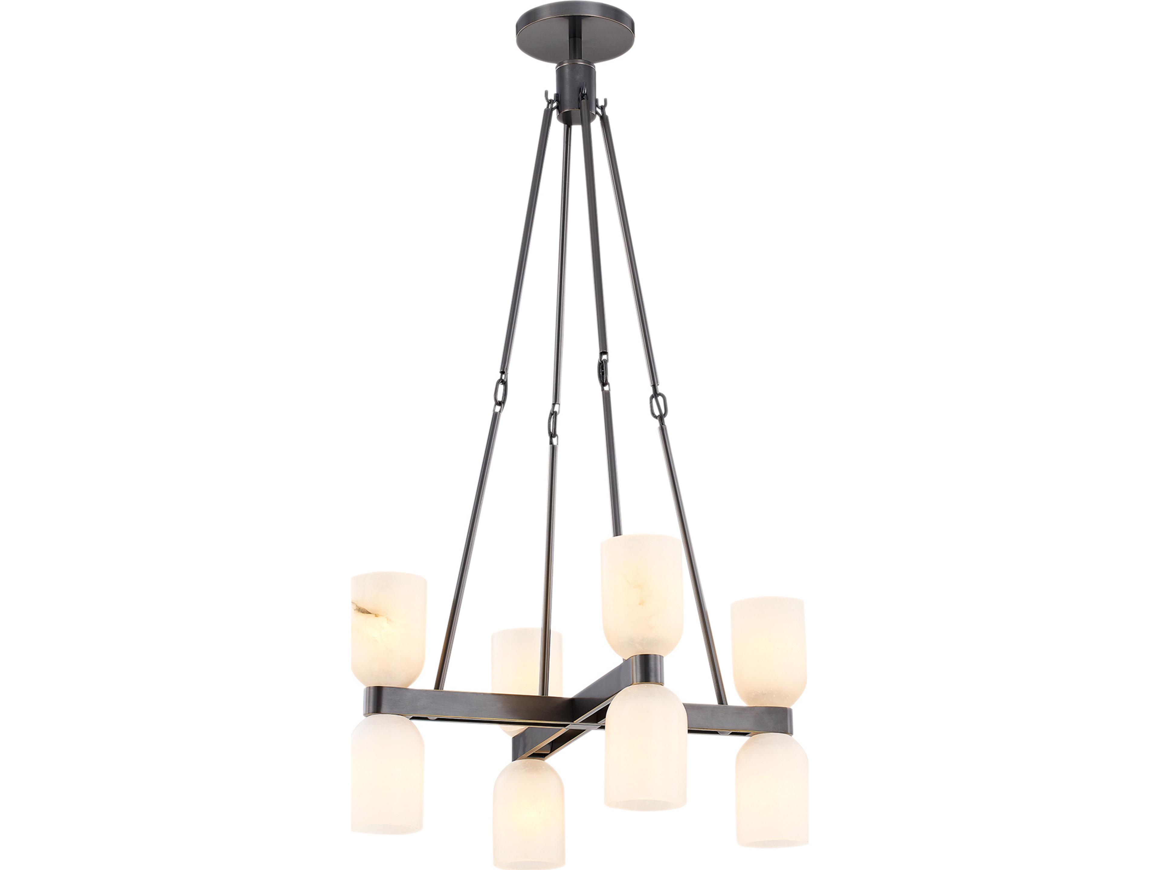 Lucian 8 Light Chandelier Urban Bronze Modern