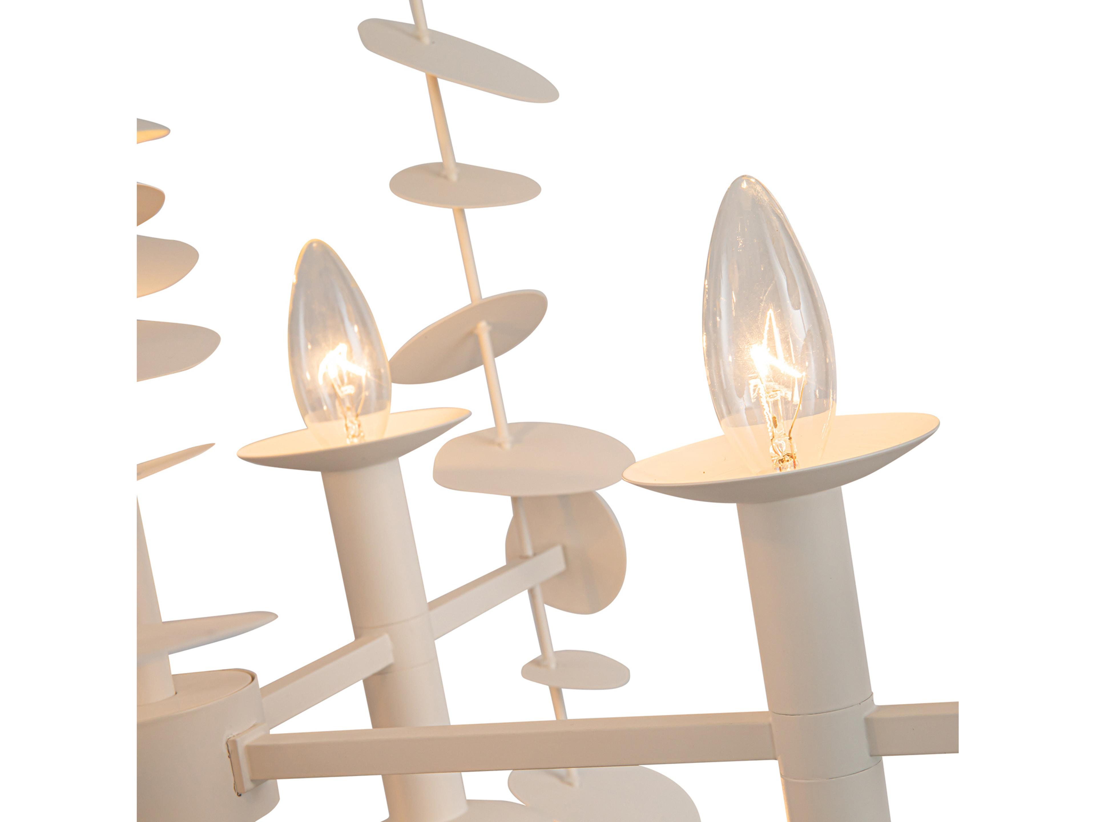 Alora Lighting Yukari 16-Light Matte White Chandelier