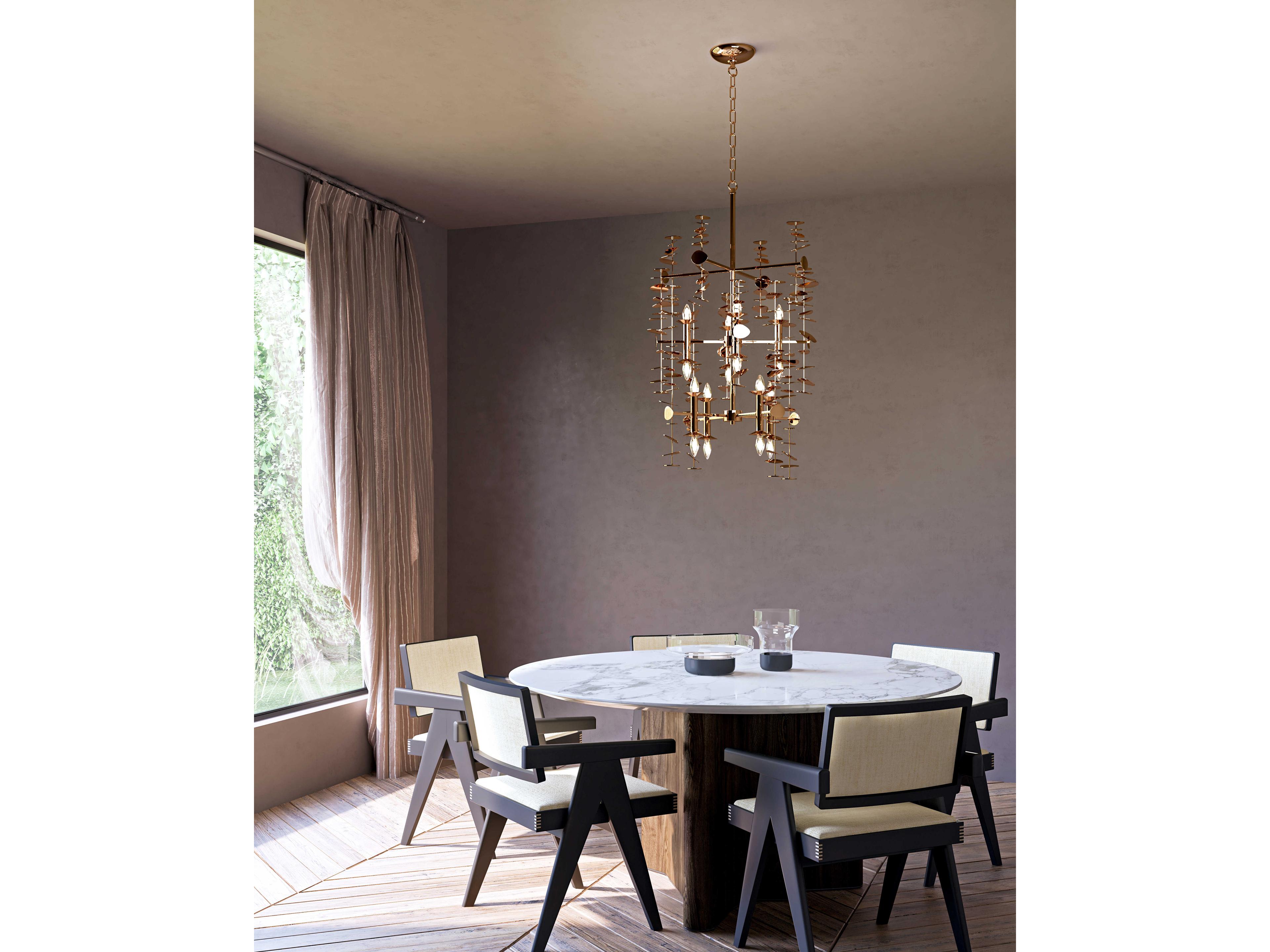 Alora Lighting Yukari 16-Light Polished Brass Chandelier