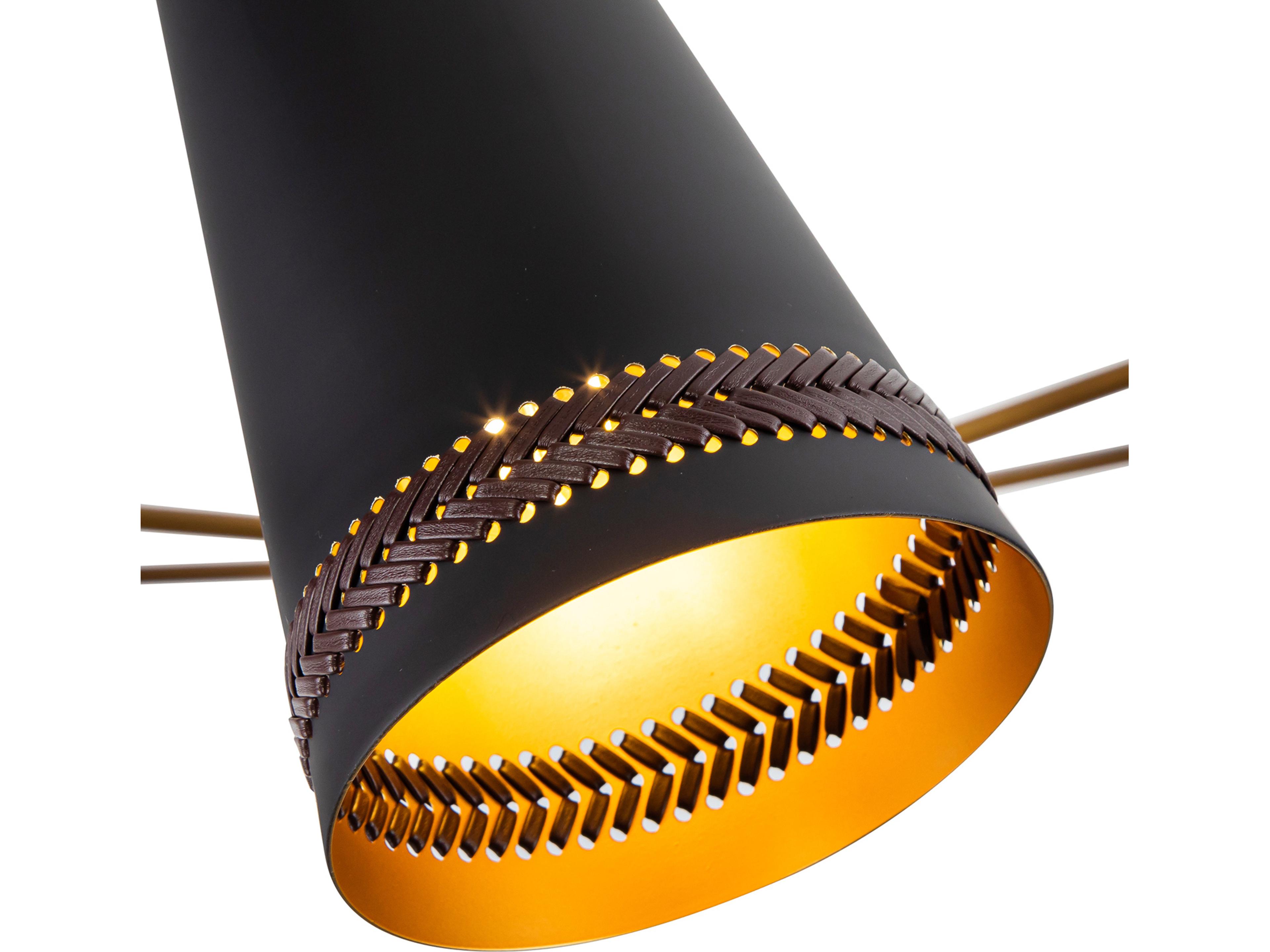 Alora Lighting Brickell 5-Light Matte Black Chandelier