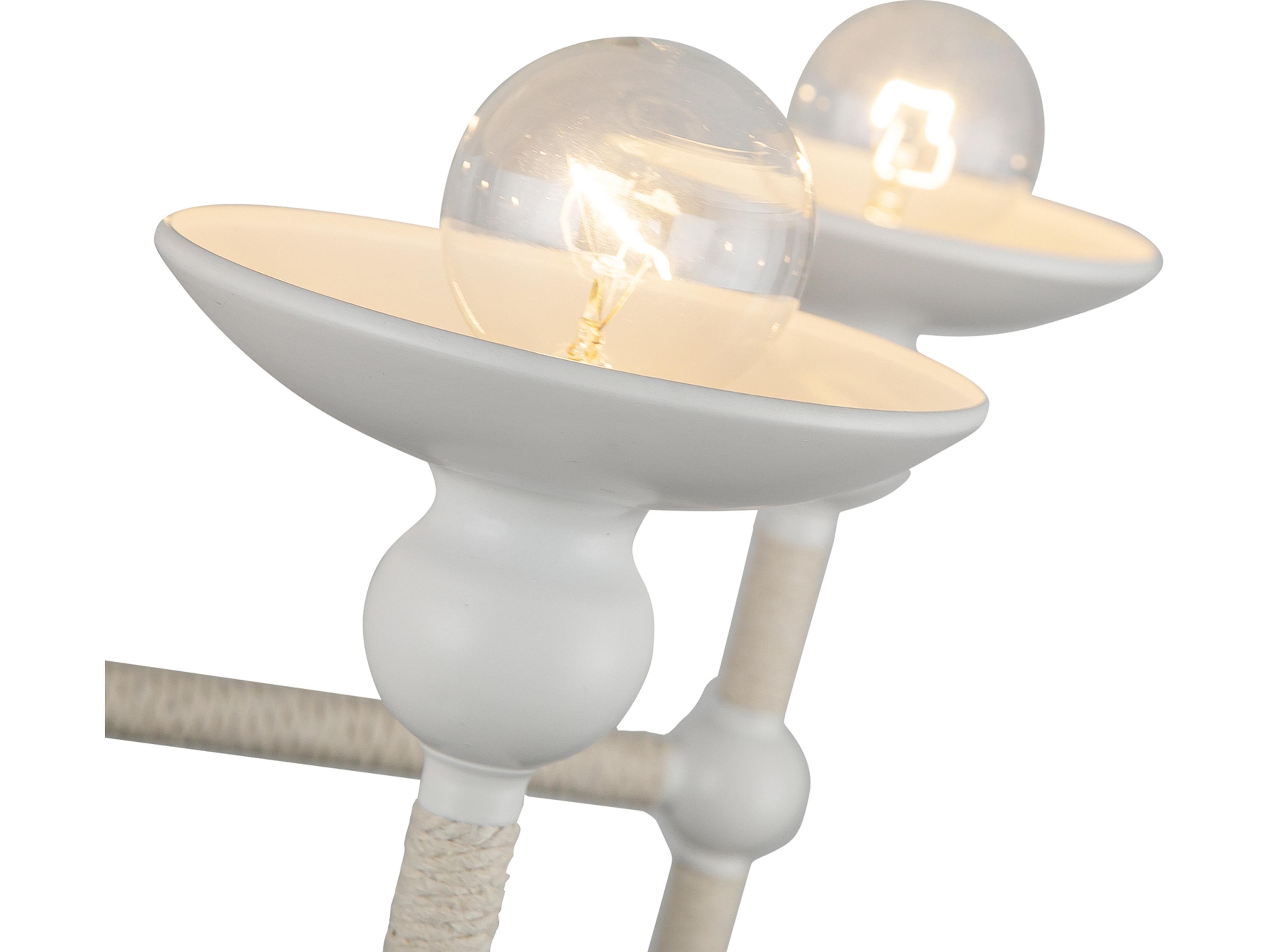 Alora Lighting Nadine 6-Light Matte White Chandelier