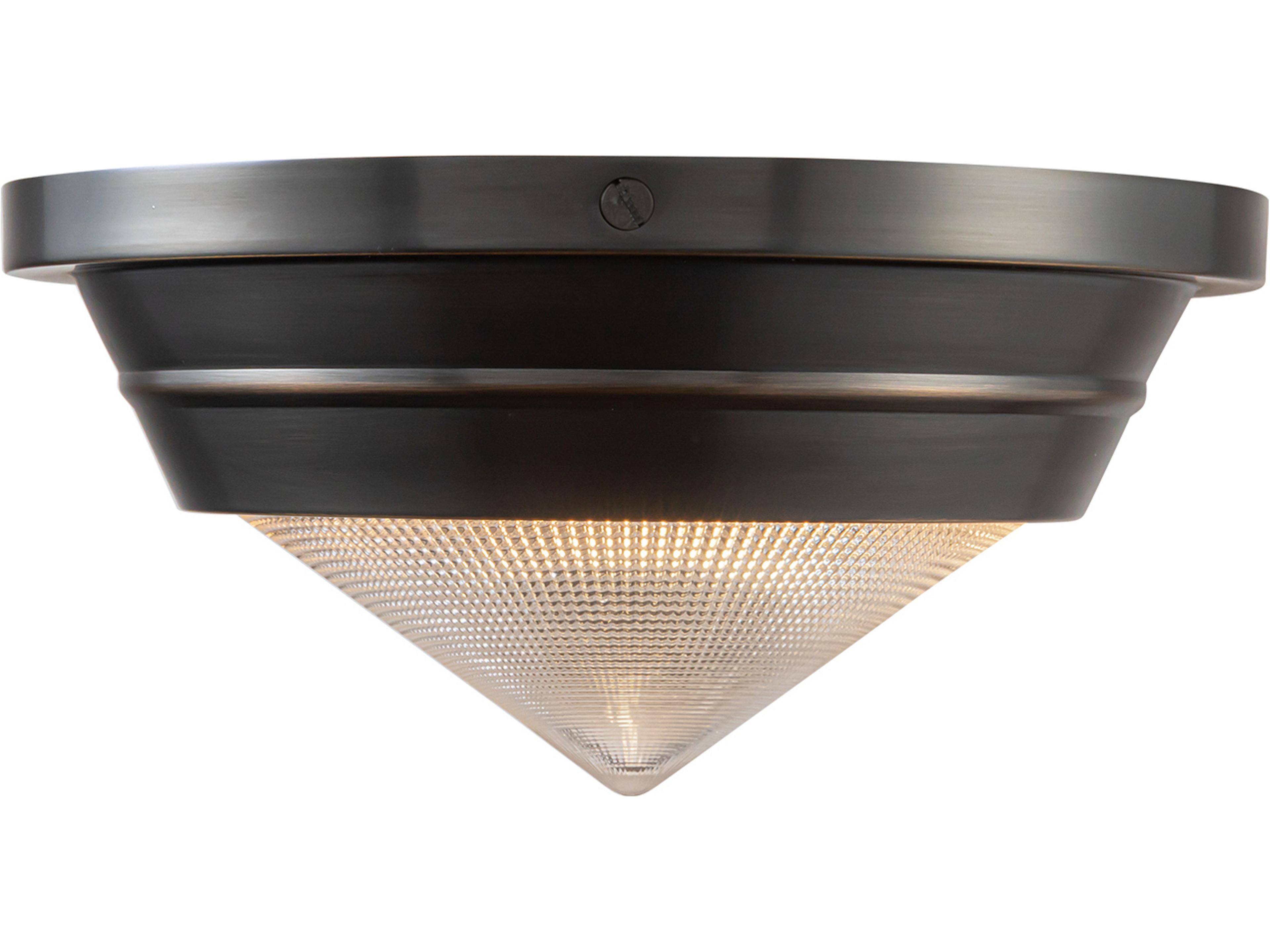 Willard Flush Mount Urban Bronze Ceiling Light