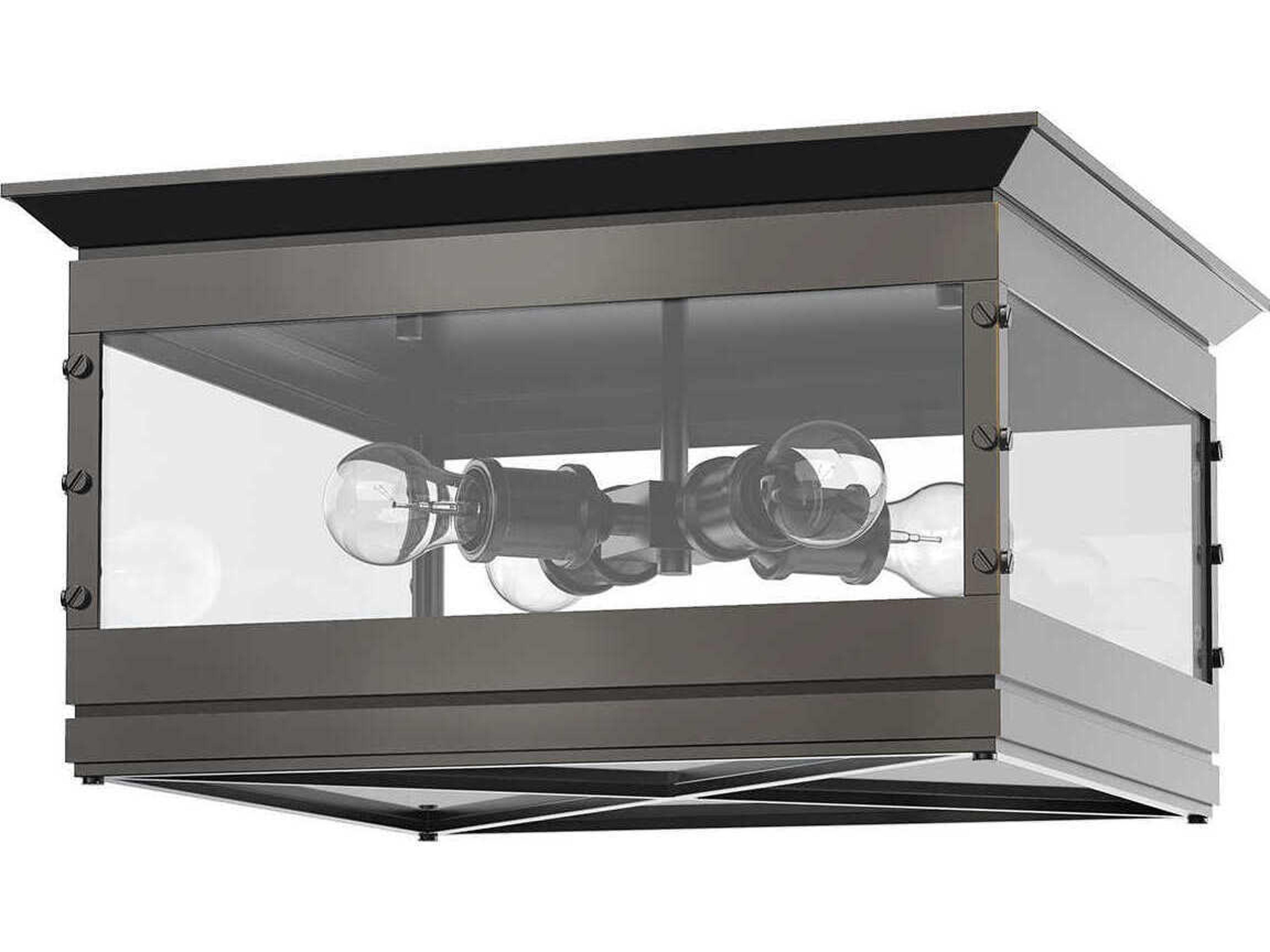 Douglas Flush Mount Ceiling Light in Urban Bronze