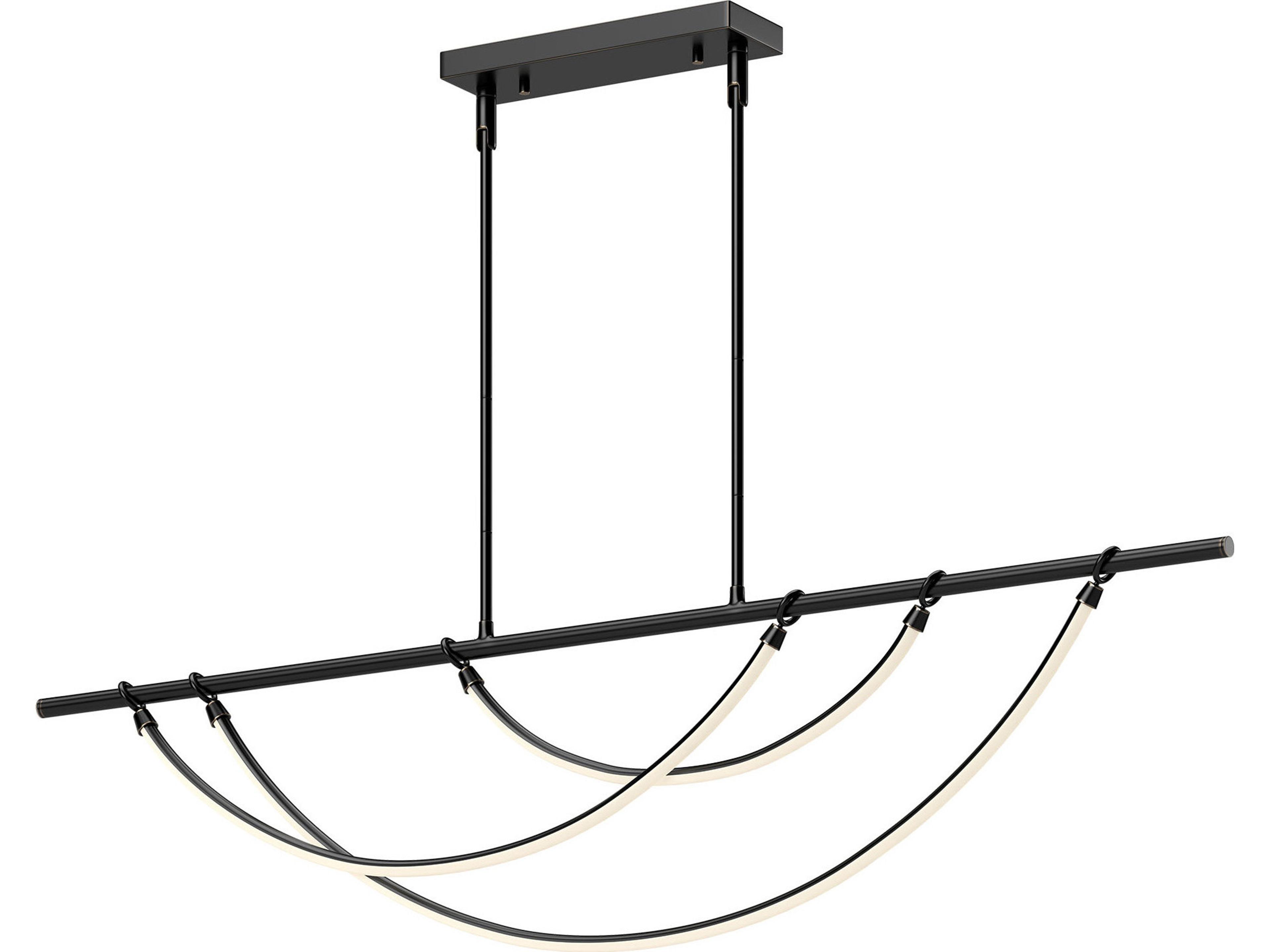 Aryas Linear Pendant Urban Bronze Modern Light