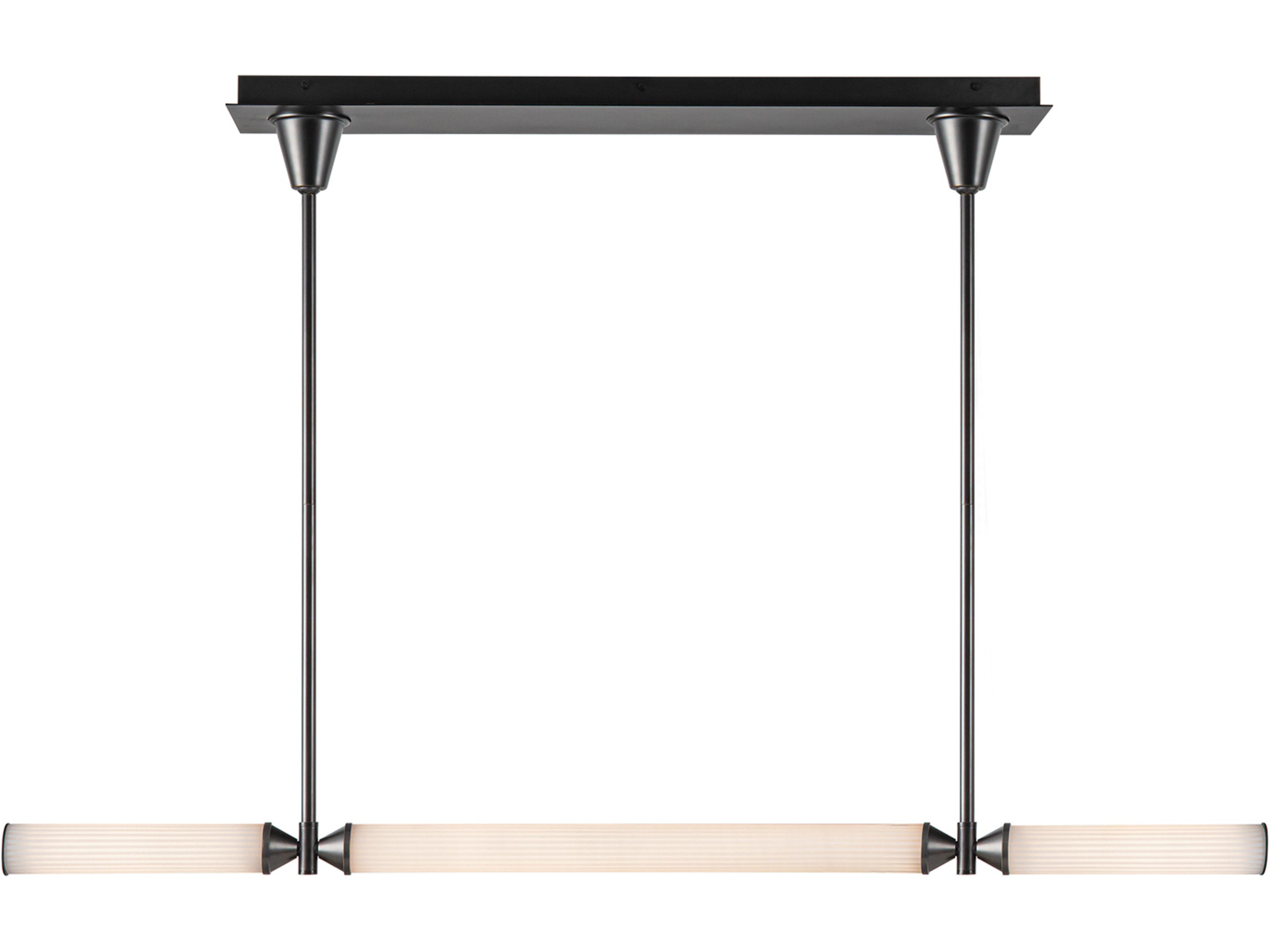 Alora Lighting Edwin Urban Bronze Black Linear Island Pendant