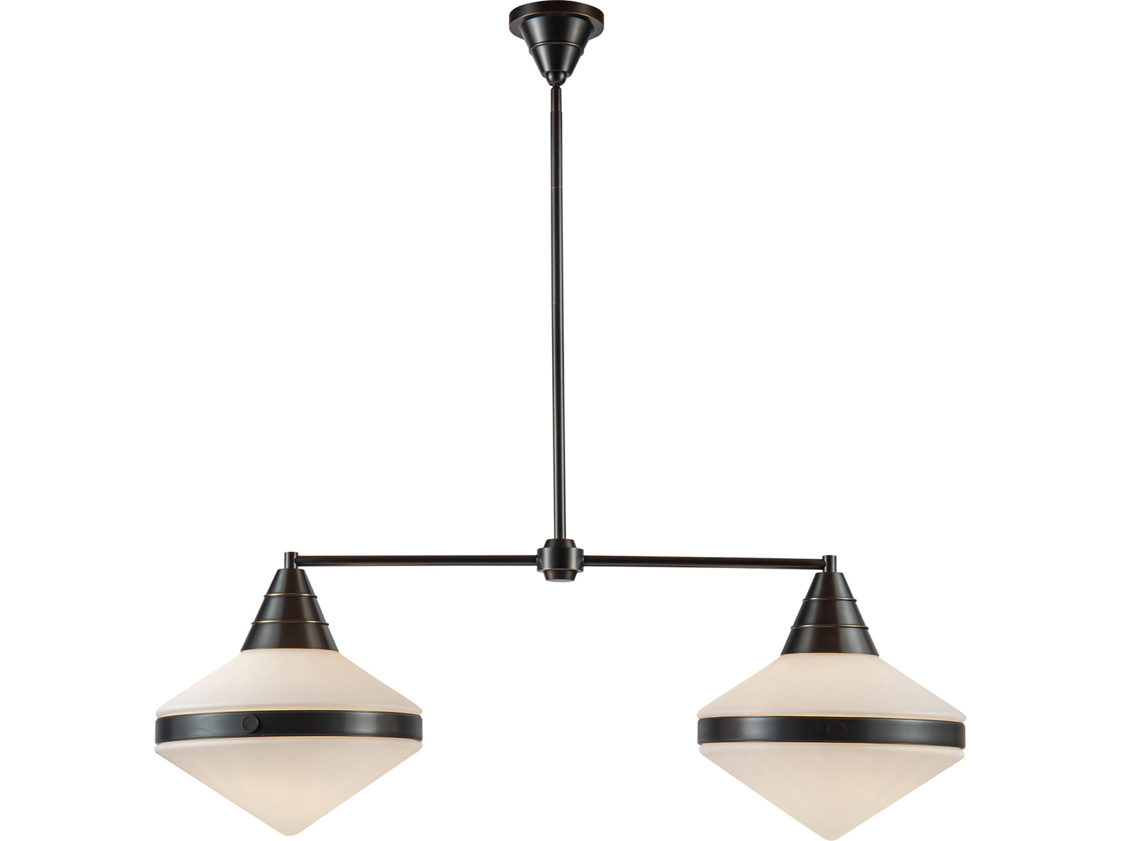 Willard Two Light Linear Pendant in Urban Bronze
