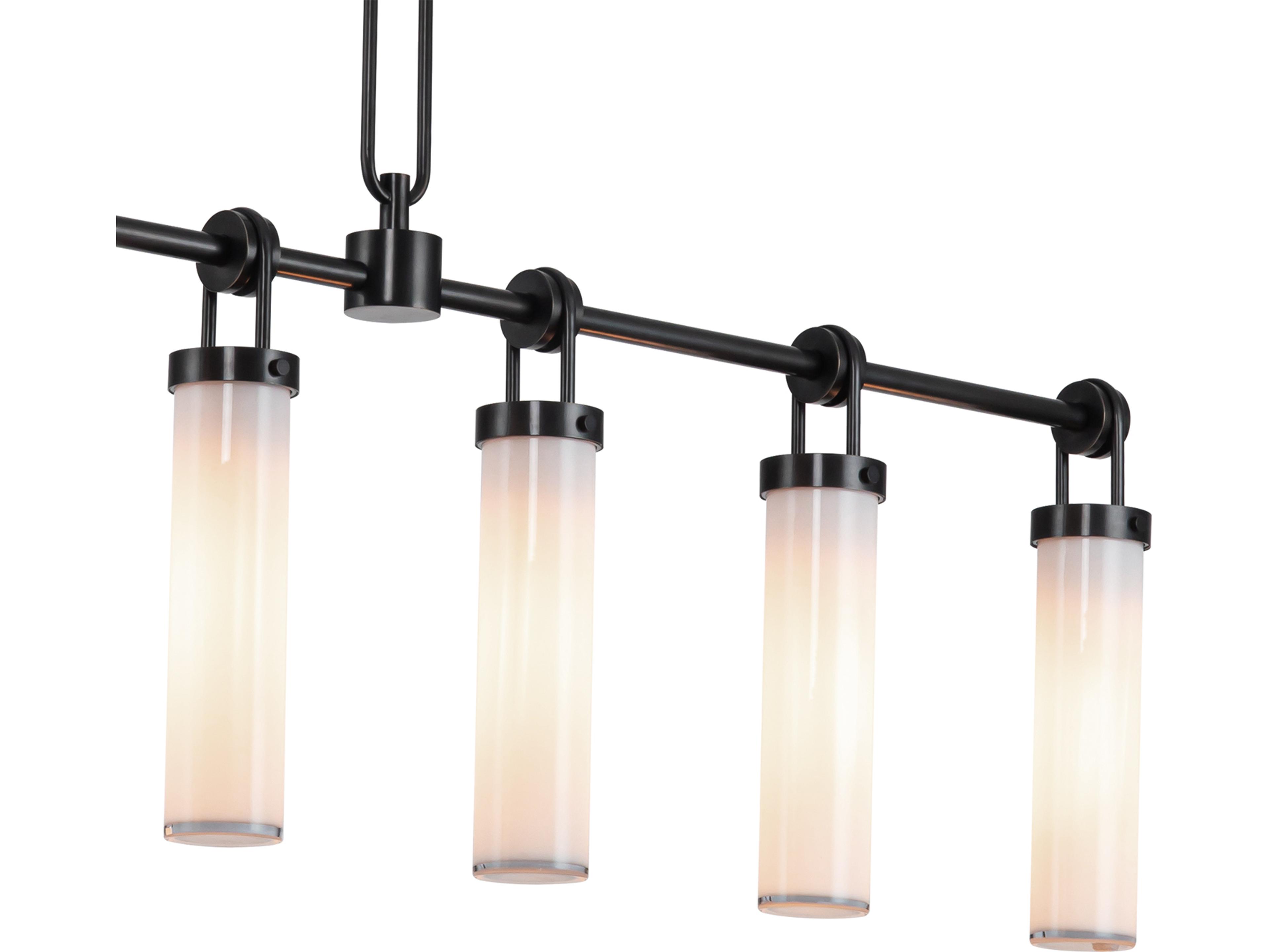 Alora Lighting Wynwood 6-Light Urban Bronze Black Linear Island Pendant